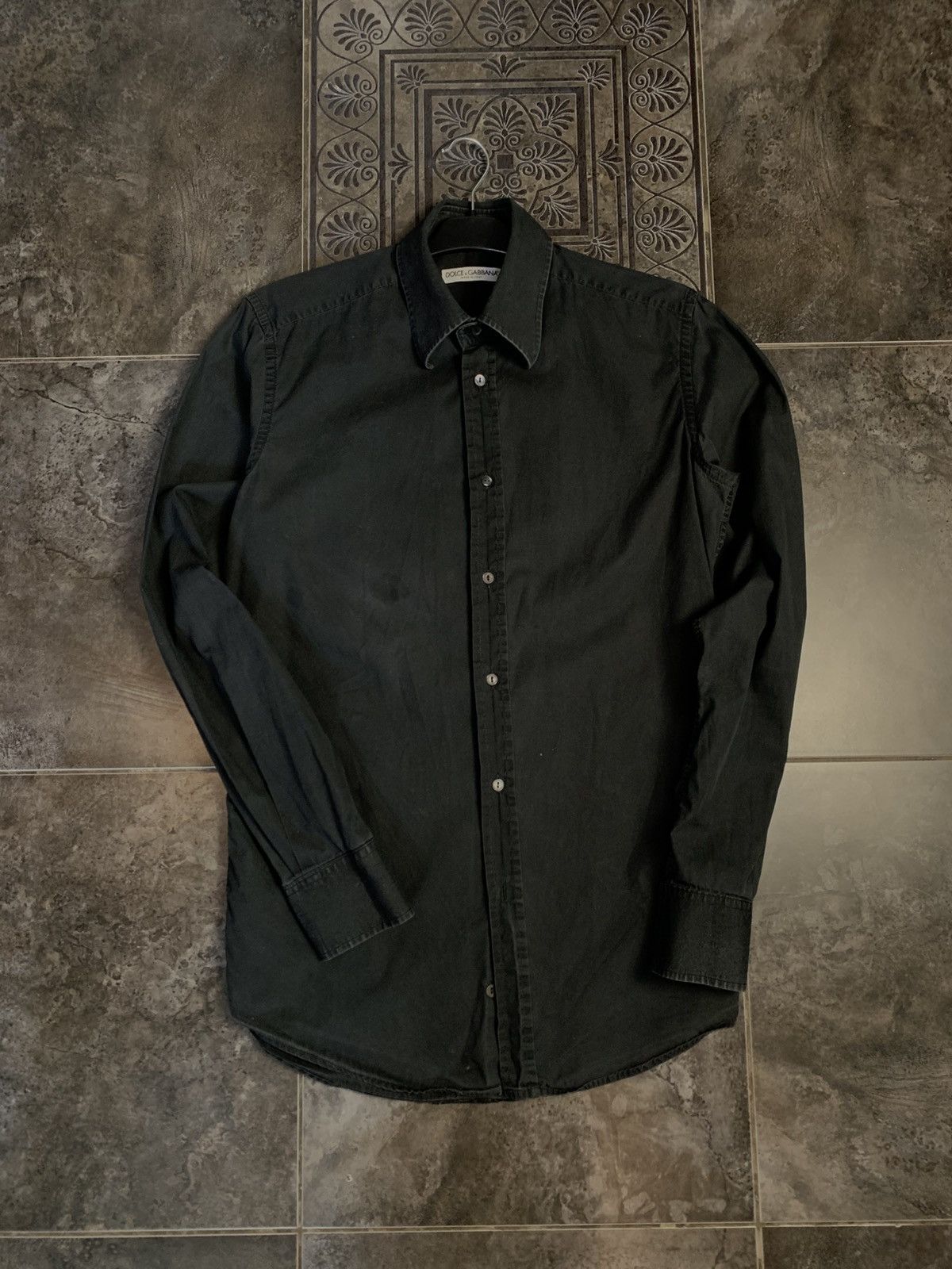 Dolce & Gabbana × Vintage Vintage Dolce & Gabbana Shirt Black gothic style Size US S / EU 44-46 / 1 - 1 Thumbnail