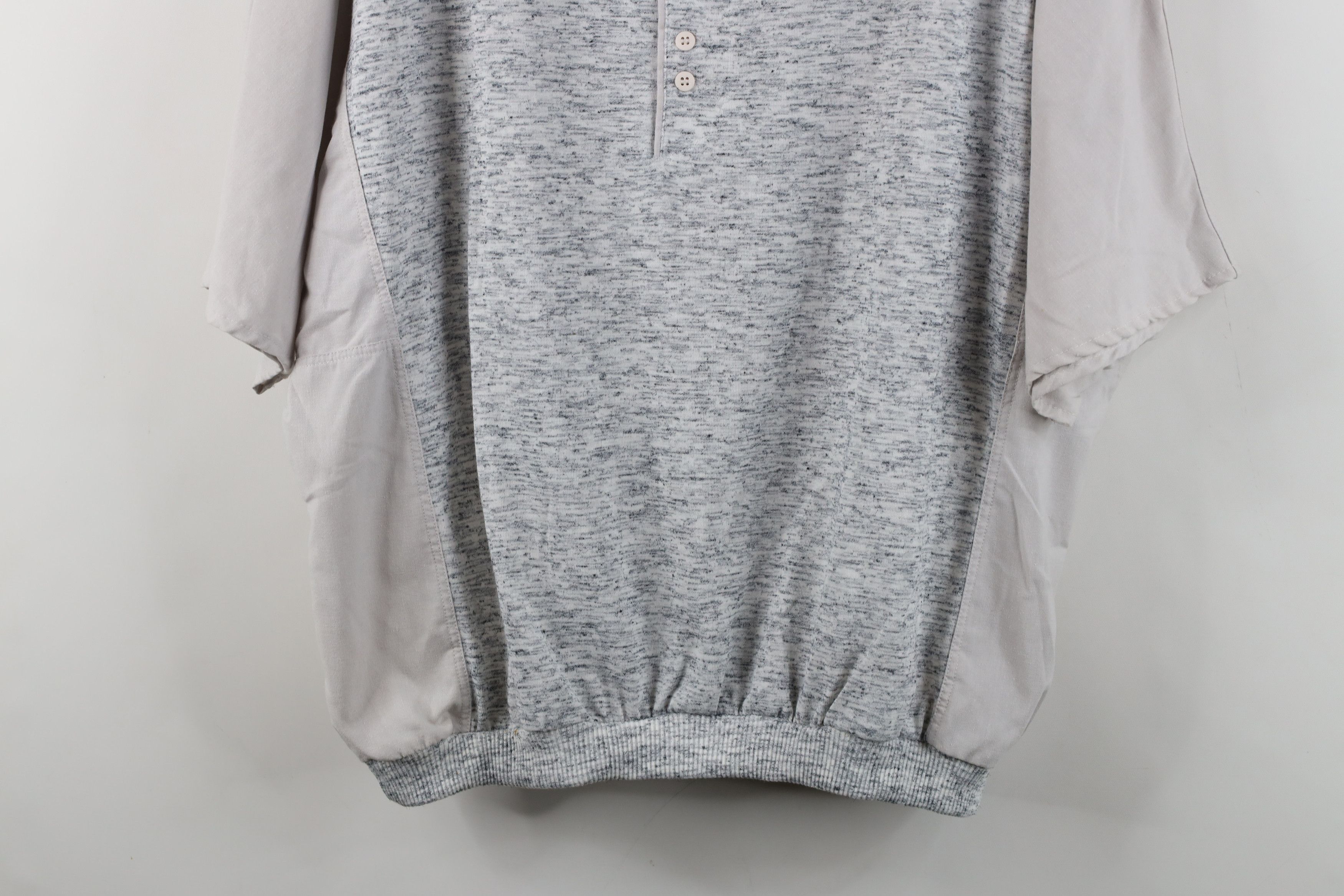 Vintage Vintage 80s 90s Streetwear Pullover Henley T-Shirt Gray Size US XL / EU 56 / 4 - 3 Thumbnail