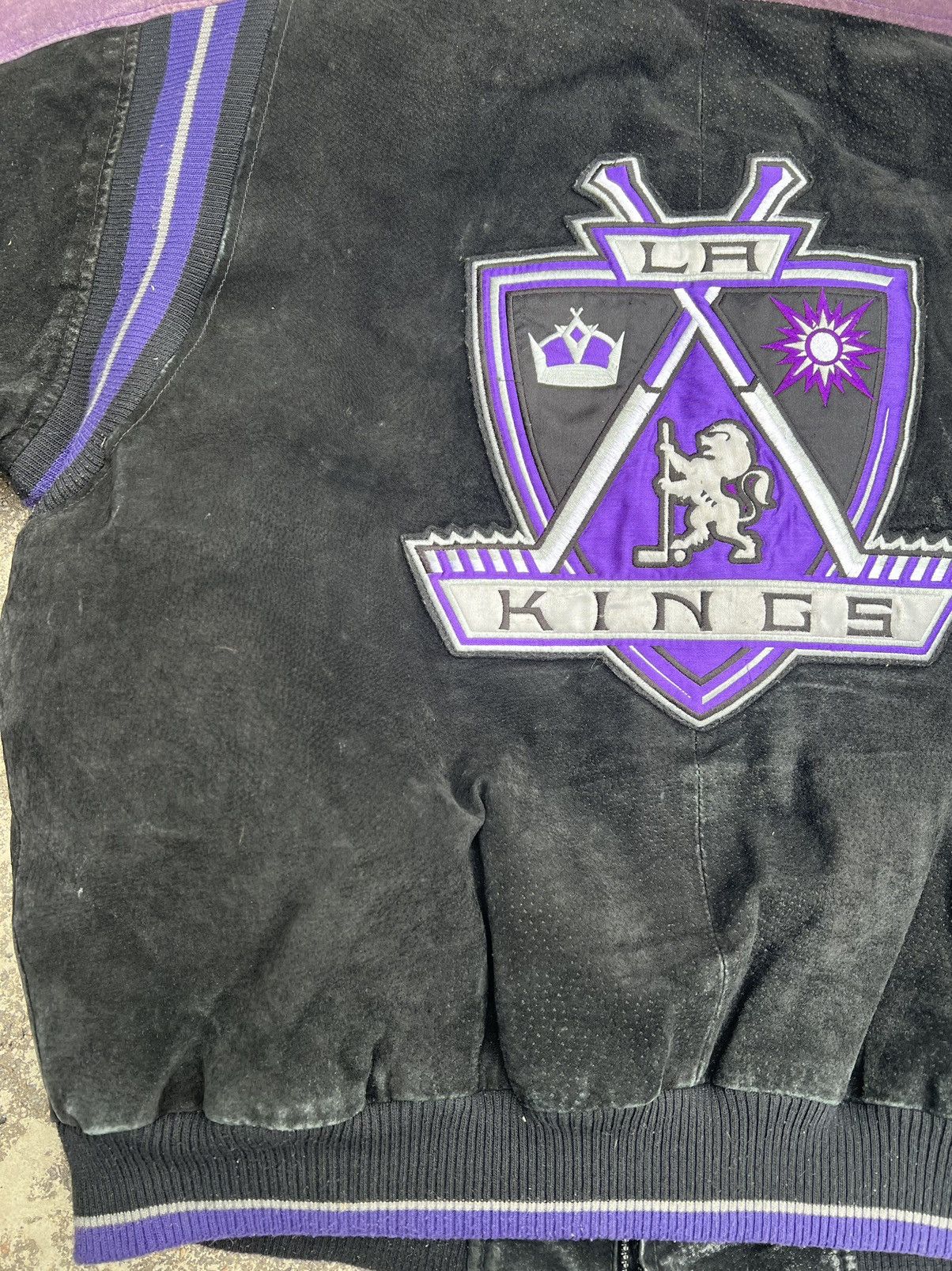 NFL × Vintage Vintage Purple 🏒NFL 🏒KINGS Bomber Size US XXL / EU 58 / 5 - 13 Thumbnail