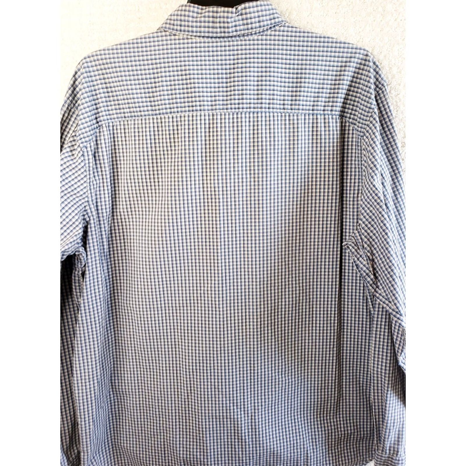 Vintage Columbia Button-Up Shirt Mens L Large Blue White Check Long Sleeve Casual Shirt Size US L / EU 52-54 / 3 - 7 Thumbnail