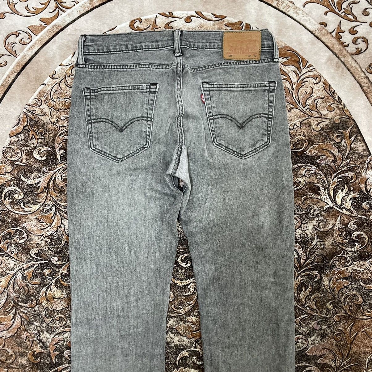 Levi's Vintage Clothing 🔥Vintage Levis 511 Stoned Washed Distress Denim Jeans Size US 31 - 5 Thumbnail