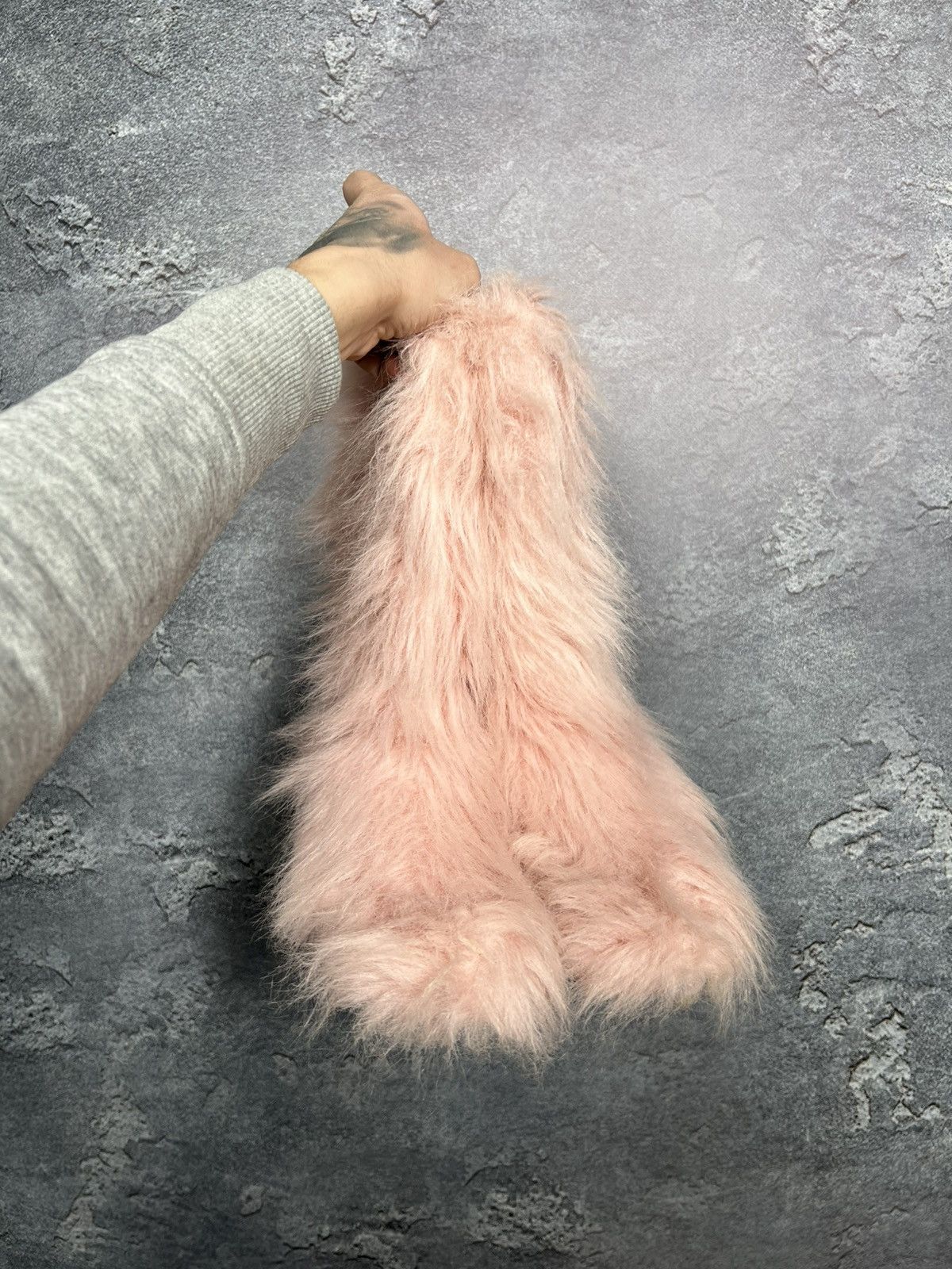 Hysteric Glamour Vintage Y2k Yeti Fur Boots Rick Owens Style Size US 5 / IT 35 - 6 Thumbnail