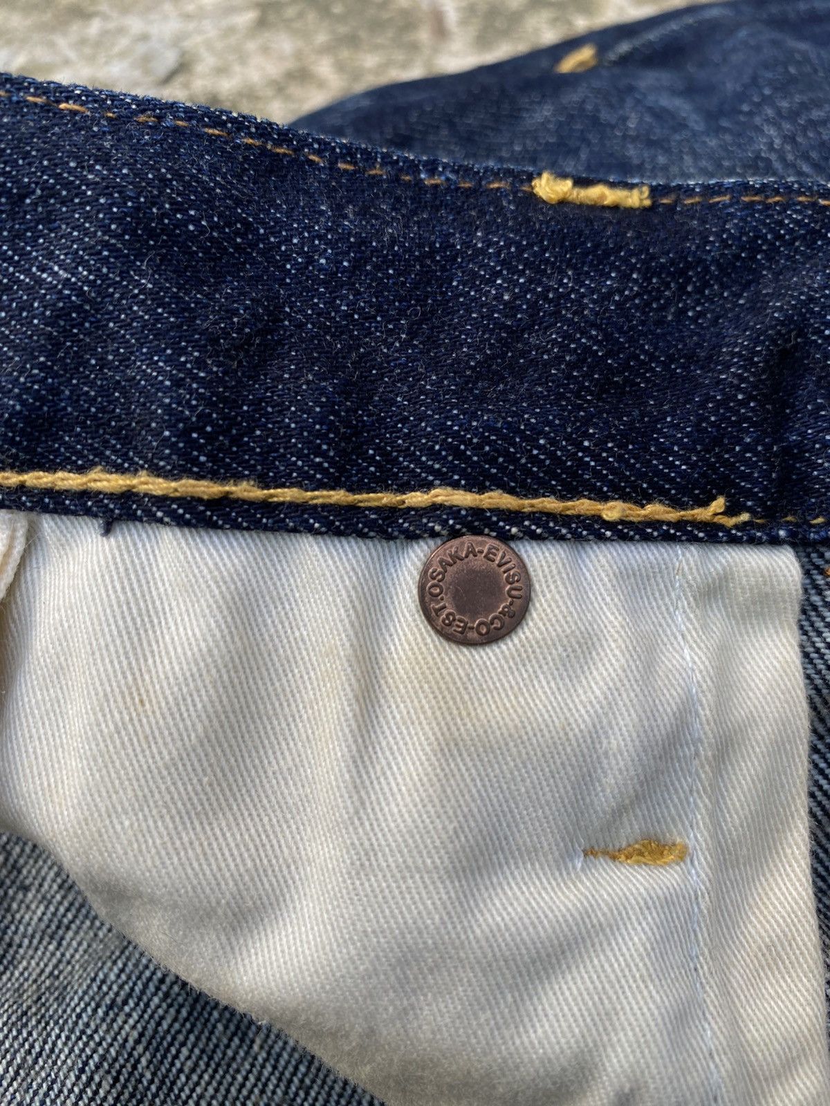 Evisu × Japanese Brand × Vintage EVISU GENES JEANS Size US 34 / EU 50 - 13 Thumbnail