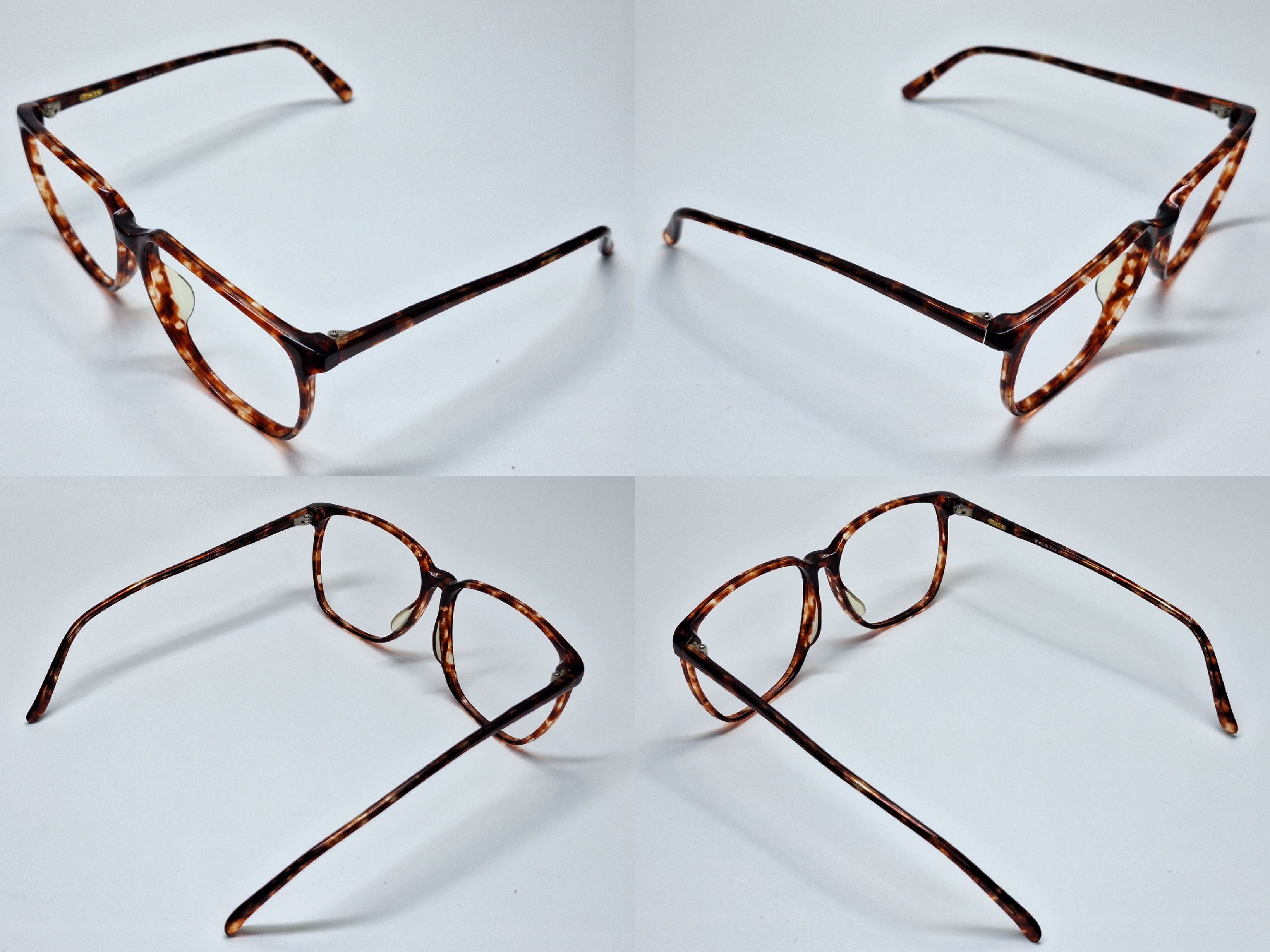 Polo Ralph Lauren Polo Ralph Lauren 163 Slim Tortoise Eyeglasses Vintage Frame Size ONE SIZE - 8 Thumbnail
