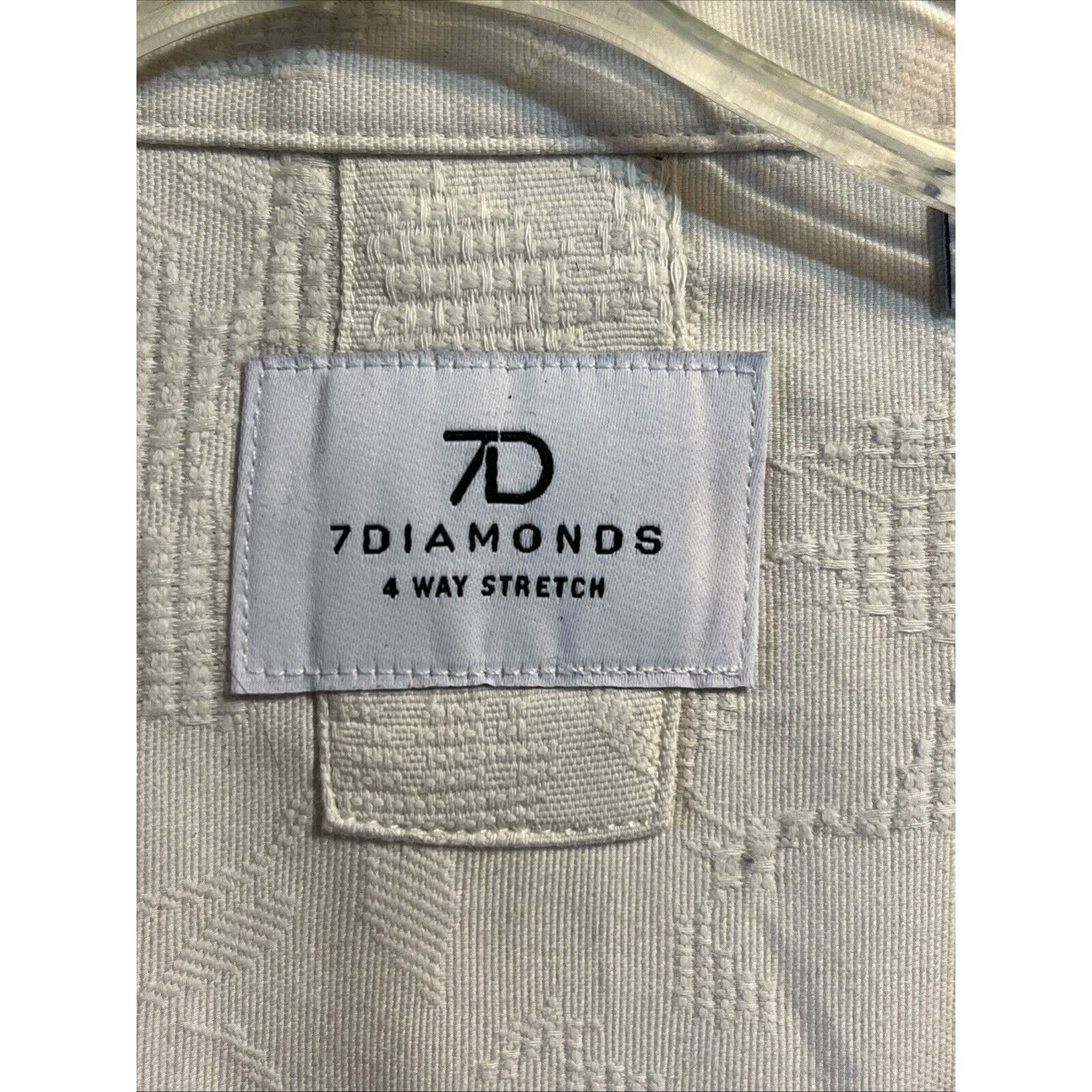 7Diamonds 7 Diamonds 4 Way Stretch M Button Up Men’s XXL White Shirt Size US XXL / EU 58 / 5 - 4 Thumbnail