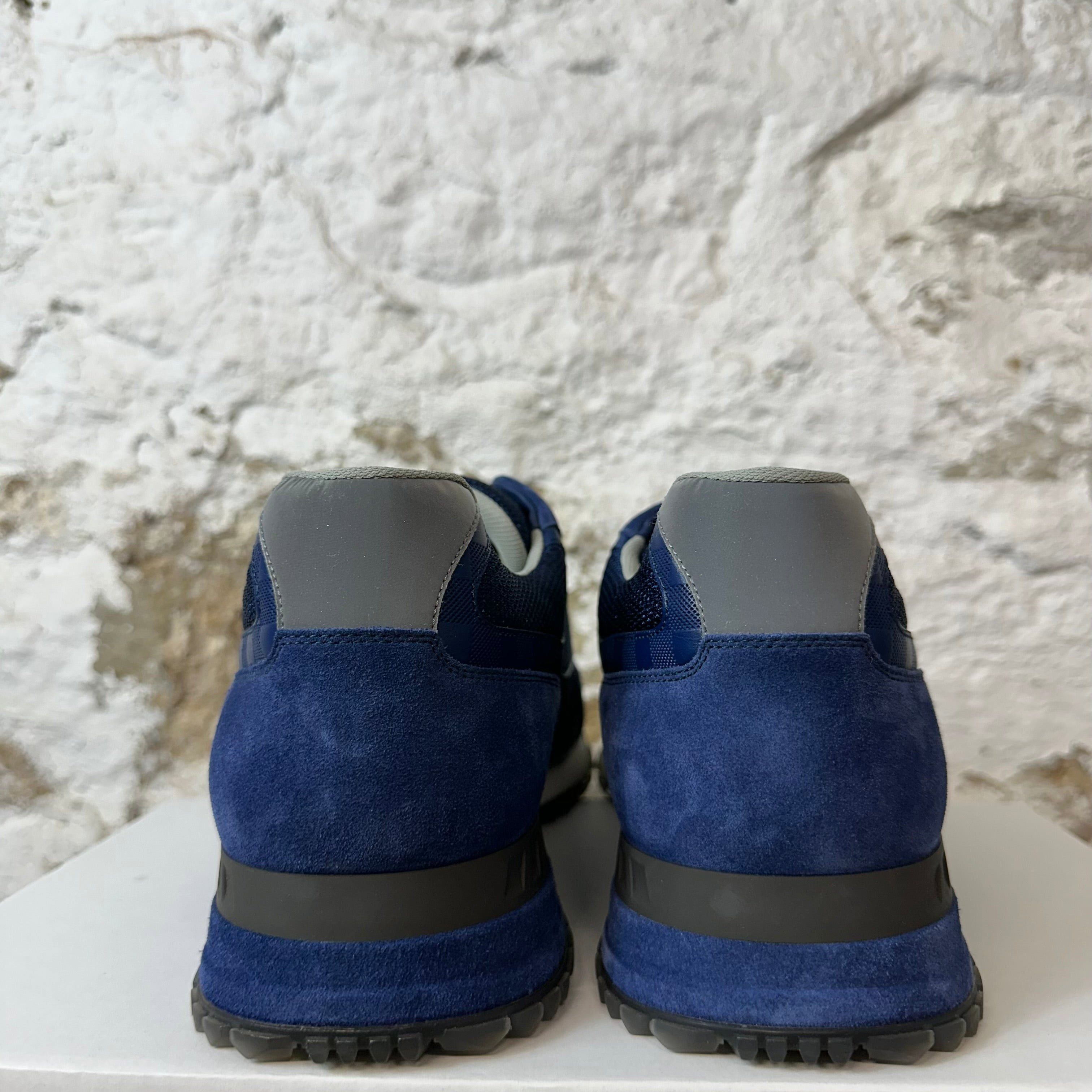 Louis Vuitton Louis Vuitton Blue Suede Runaway Sneaker Sz 13.5(12LV) NEW Size US 13 / EU 46 - 5 Thumbnail