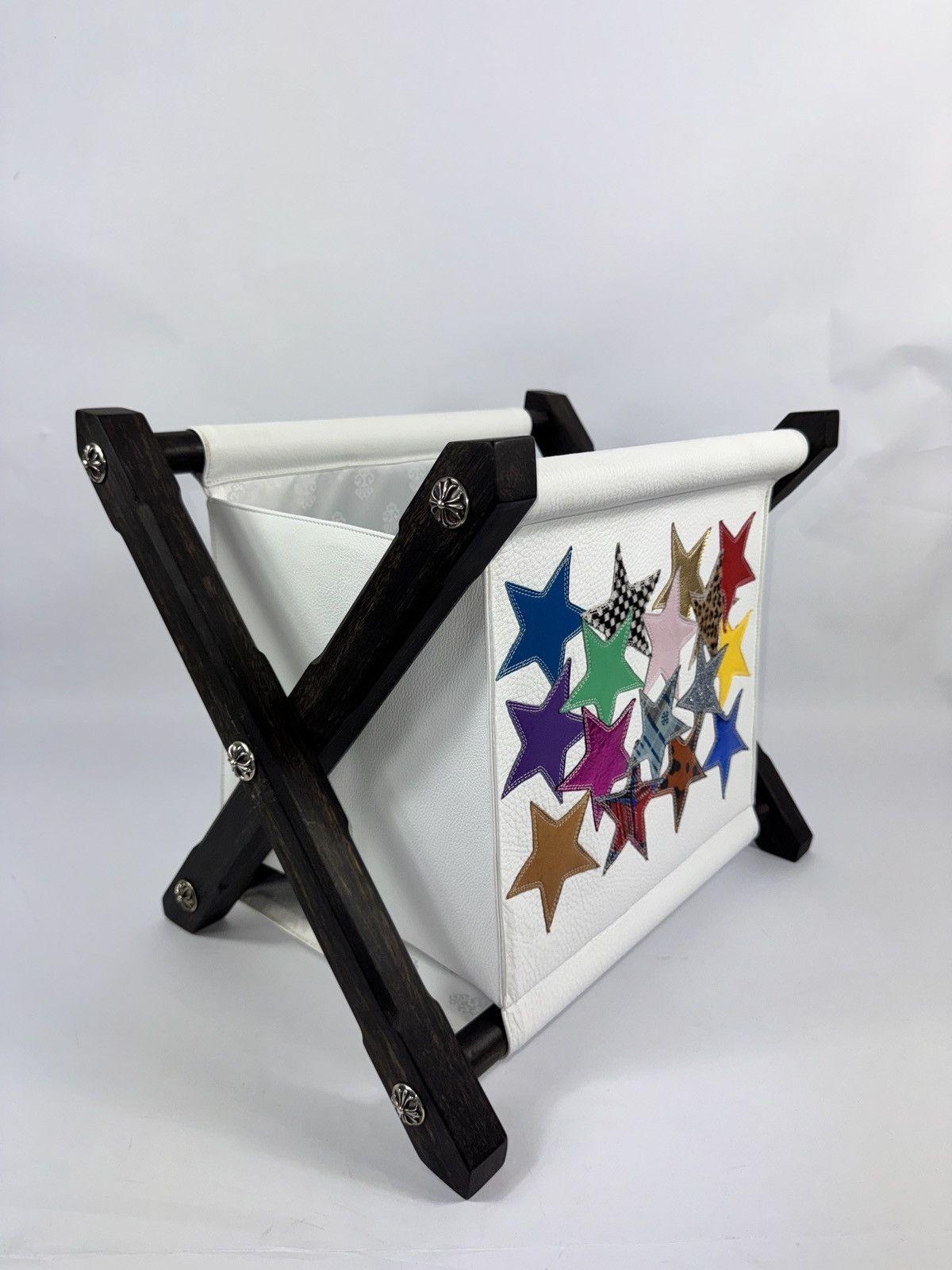 Chrome Hearts STAR PATCH WORK LEATHER MAGAZINE HOLDER CRIB Size ONE SIZE - 14 Thumbnail