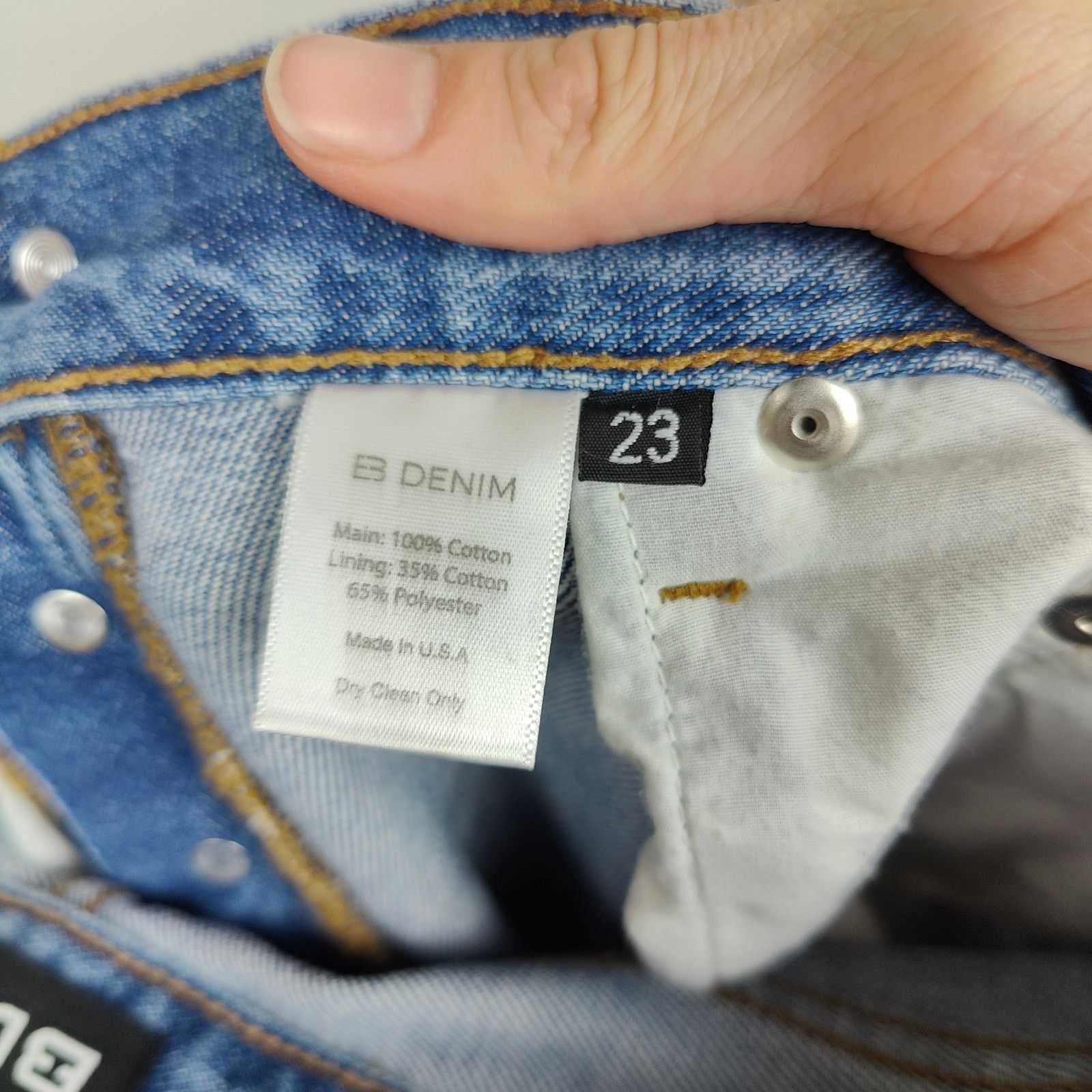 EB Denim EB Denim Straight Leg Jeans Womens 23 (XXS) Size 23" - 7 Thumbnail