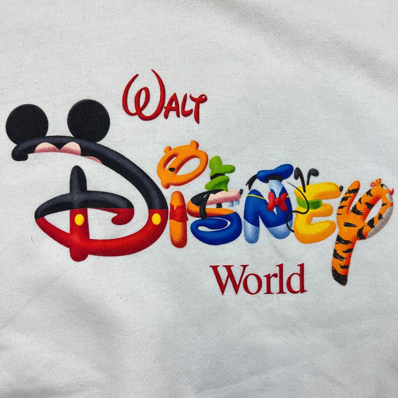 Disney × Mickey Mouse × Vintage Vintage Disney Mickey Mouse Sweatshirt Graphic 90s Pullover Size US L / EU 52-54 / 3 - 2 Thumbnail