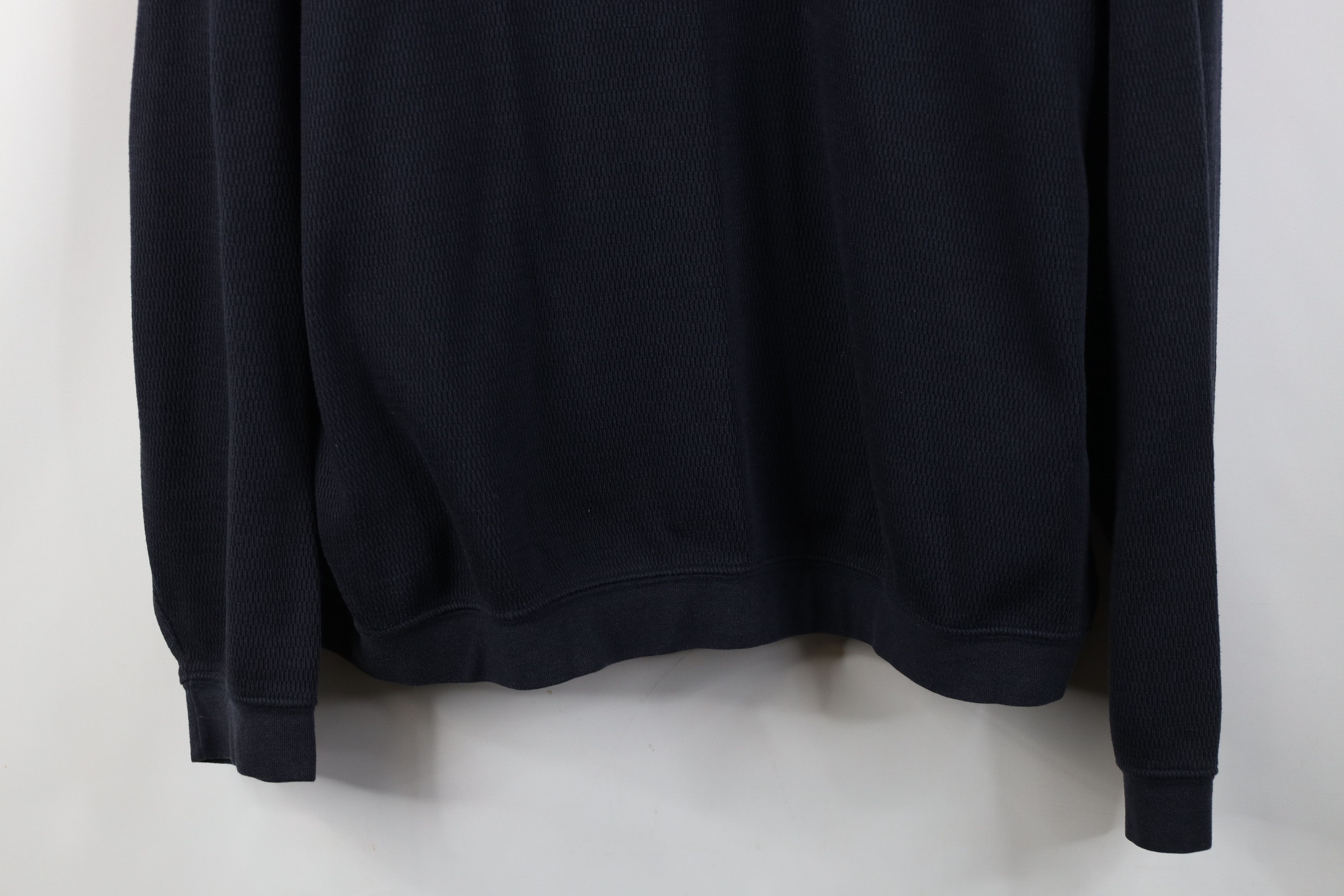 Vintage Vintage 90s Streetwear Thermal Knit Long Sleeve Rugby Polo Size US XL / EU 56 / 4 - 3 Thumbnail