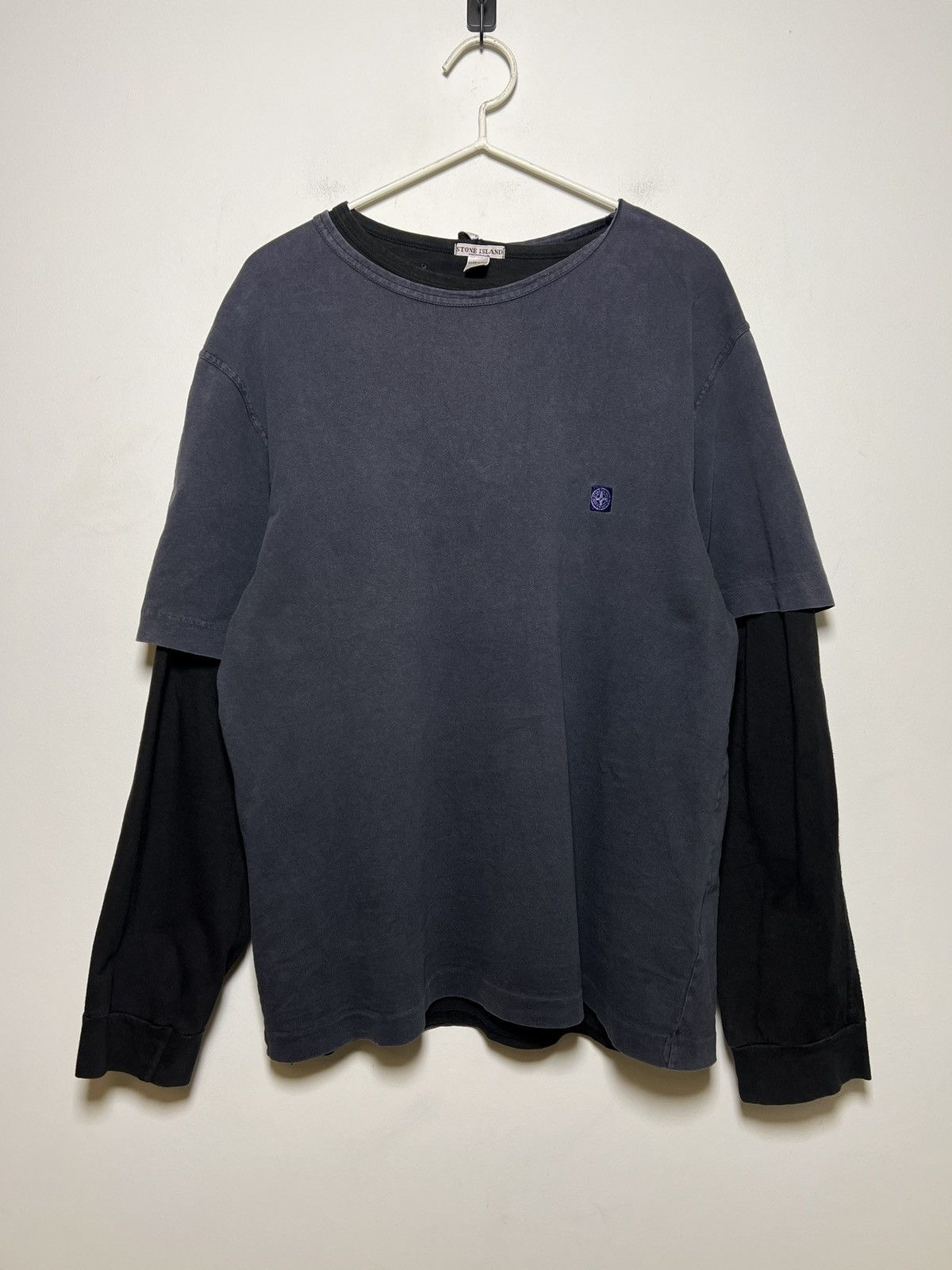 Stone Island Stone Island 90-00s Garment Dyed Tee – Made in Italy Size US XL / EU 56 / 4 - 15 Thumbnail