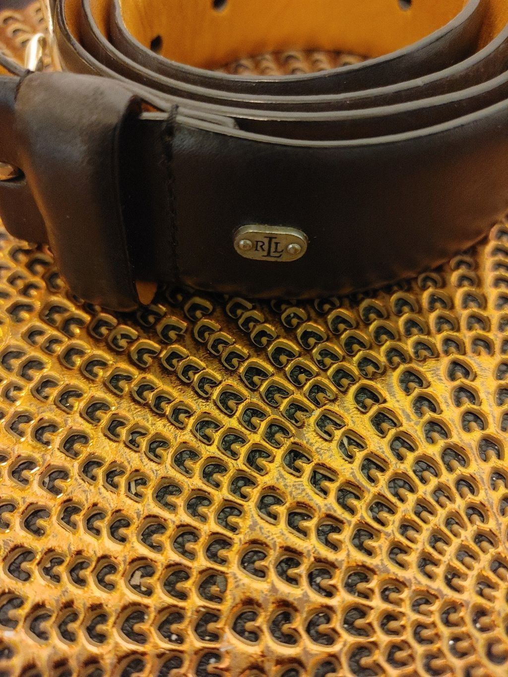 Lauren Ralph Lauren Ralph Lauren Italian leather belt Size 38 - 2 Thumbnail