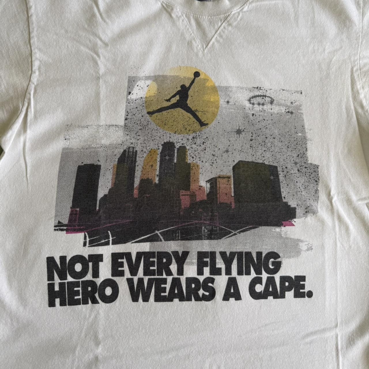 Jordan Brand Retro Y2k Air Jordan brand white Jumpman t-shirt Large Size US L / EU 52-54 / 3 - 3 Thumbnail