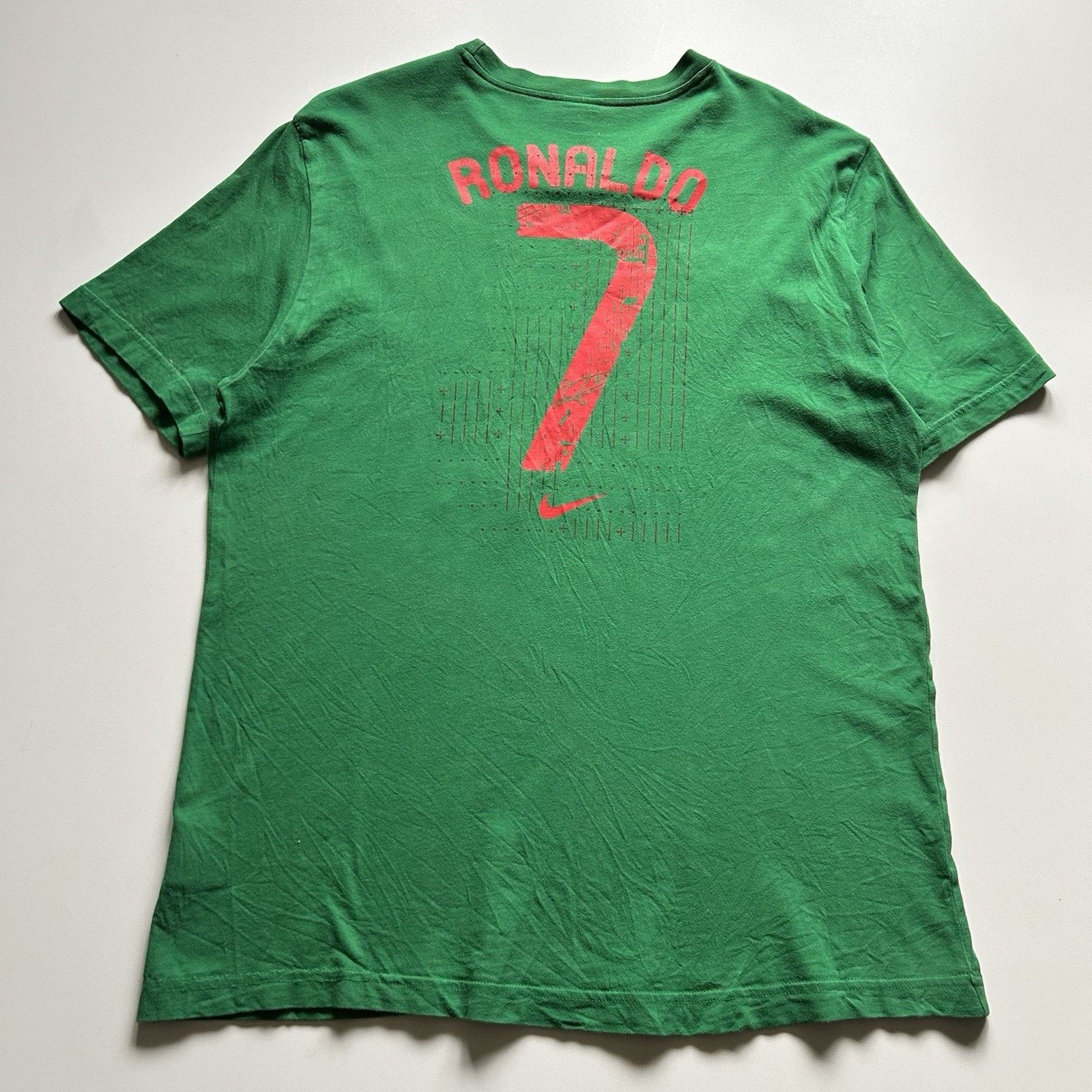 Nike × Vintage Vintage Nike T Shirt XL Portugal Cristiano Ronaldo #7 Rare Size US XL / EU 56 / 4 - 3 Thumbnail