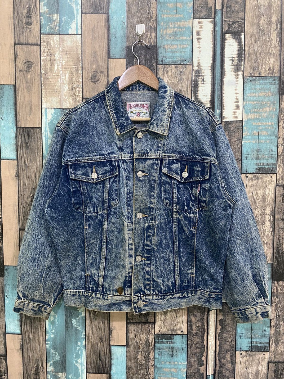Other Vintage Betty Smith Stone Wash Denim Jacket Size US M / EU 48-50 / 2 - 1 Thumbnail