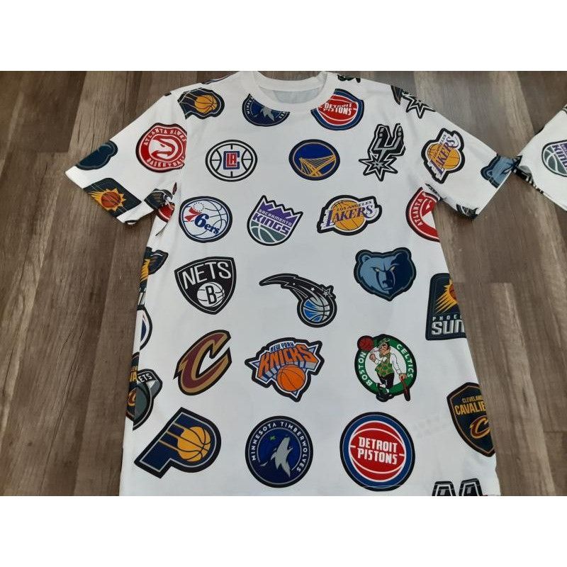 Other Men's Basketball Sports Multiple Teams Logo Jerseys White Si Size US L / EU 52-54 / 3 - 2 Thumbnail