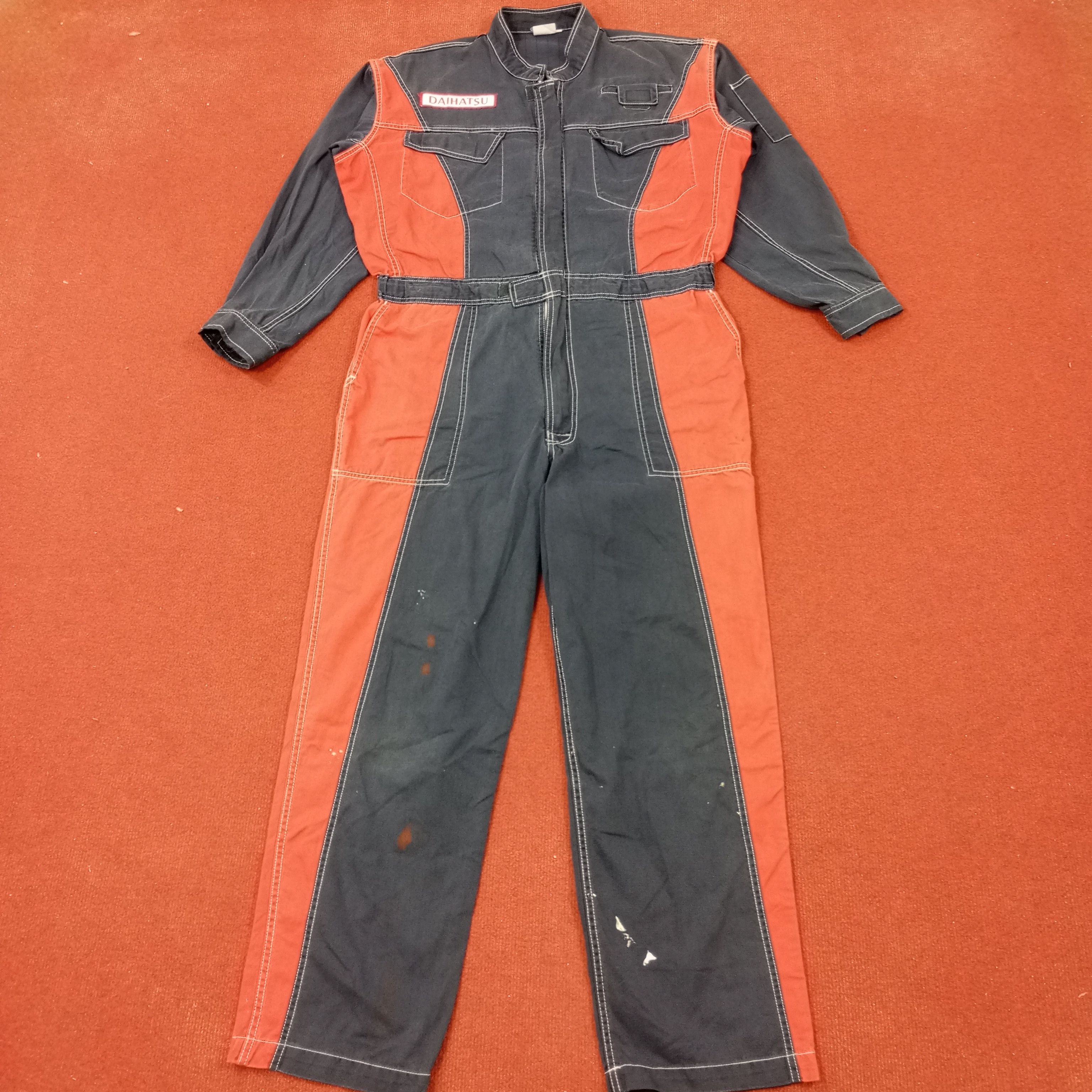 Japanese Brand × Vintage Daihatsu Japanese Motorsports Coveerall Jacket Size US XL / EU 56 / 4 - 1 Thumbnail