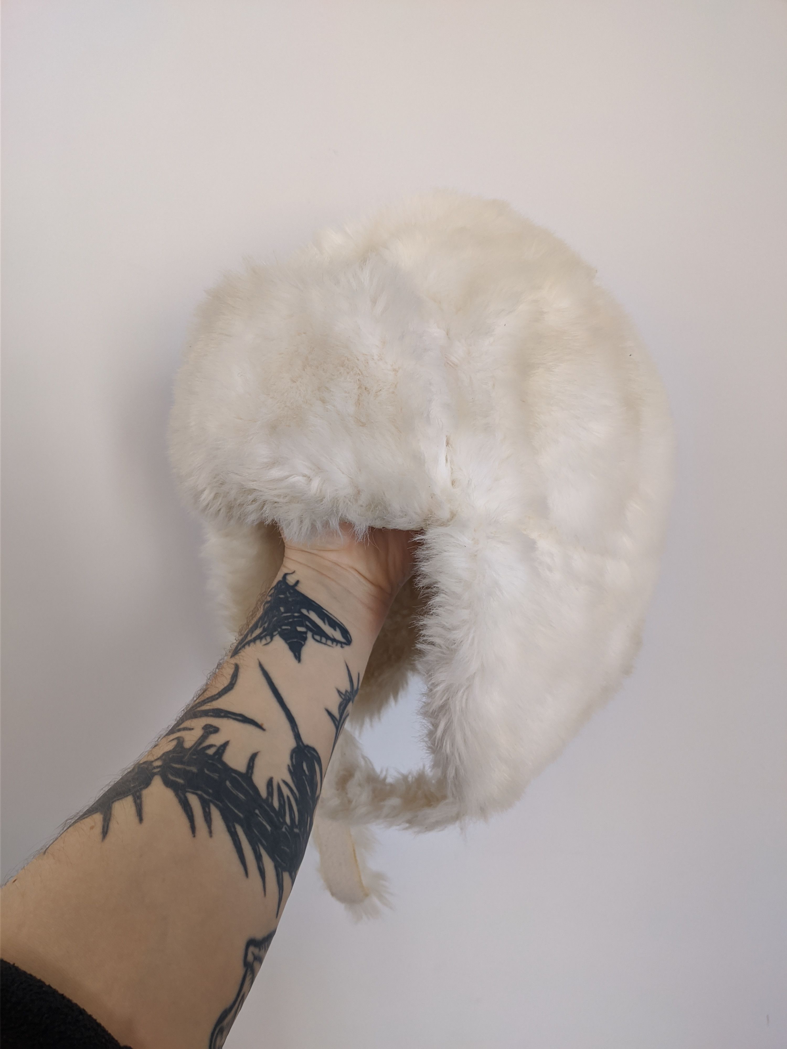 Hysteric Glamour Fuzzy hat fur mohair y2k trapper Size ONE SIZE - 7 Thumbnail