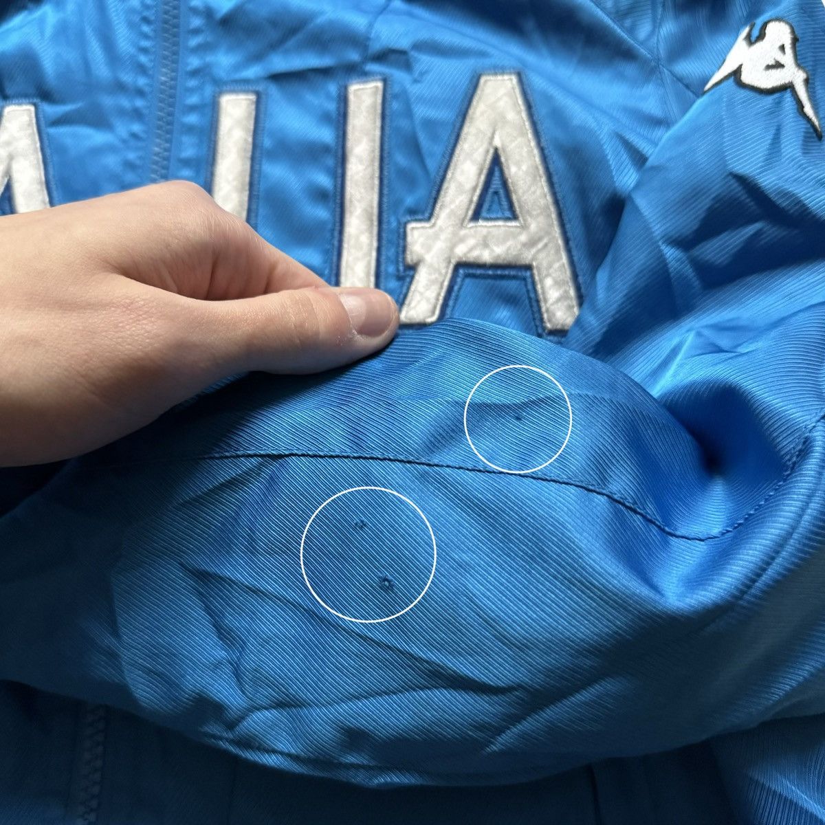Kappa 📌Vintage Kappa ITALIA Big Logo FullZip Bloke Light Bomber Size M / US 6-8 / IT 42-44 - 15 Thumbnail