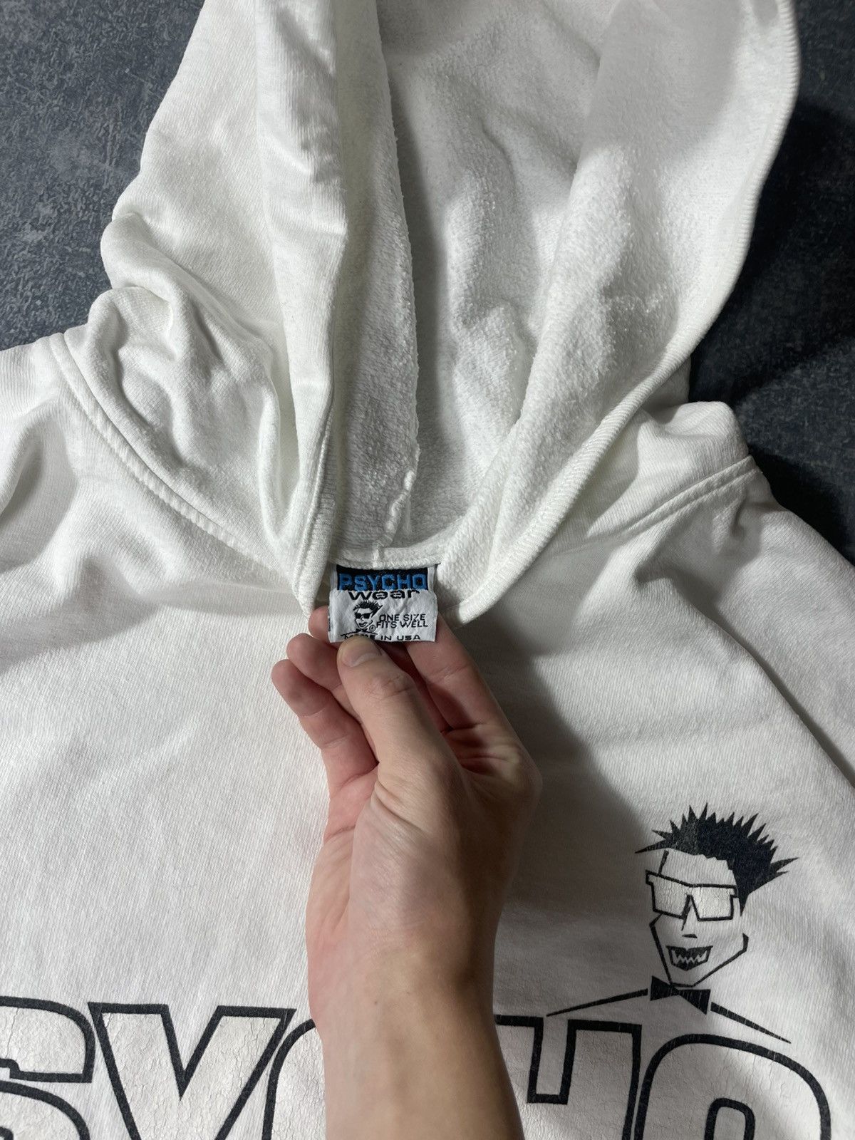 Other RARE 00s MADE IN USA Psycho Wear one size overfit hoodie Size US XL / EU 56 / 4 - 6 Thumbnail
