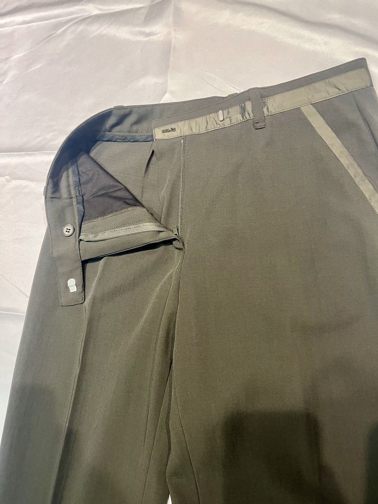 Iro × Vintage Iro Vintage Green Trousers 90s Size US 38 / EU 54 - 3 Thumbnail