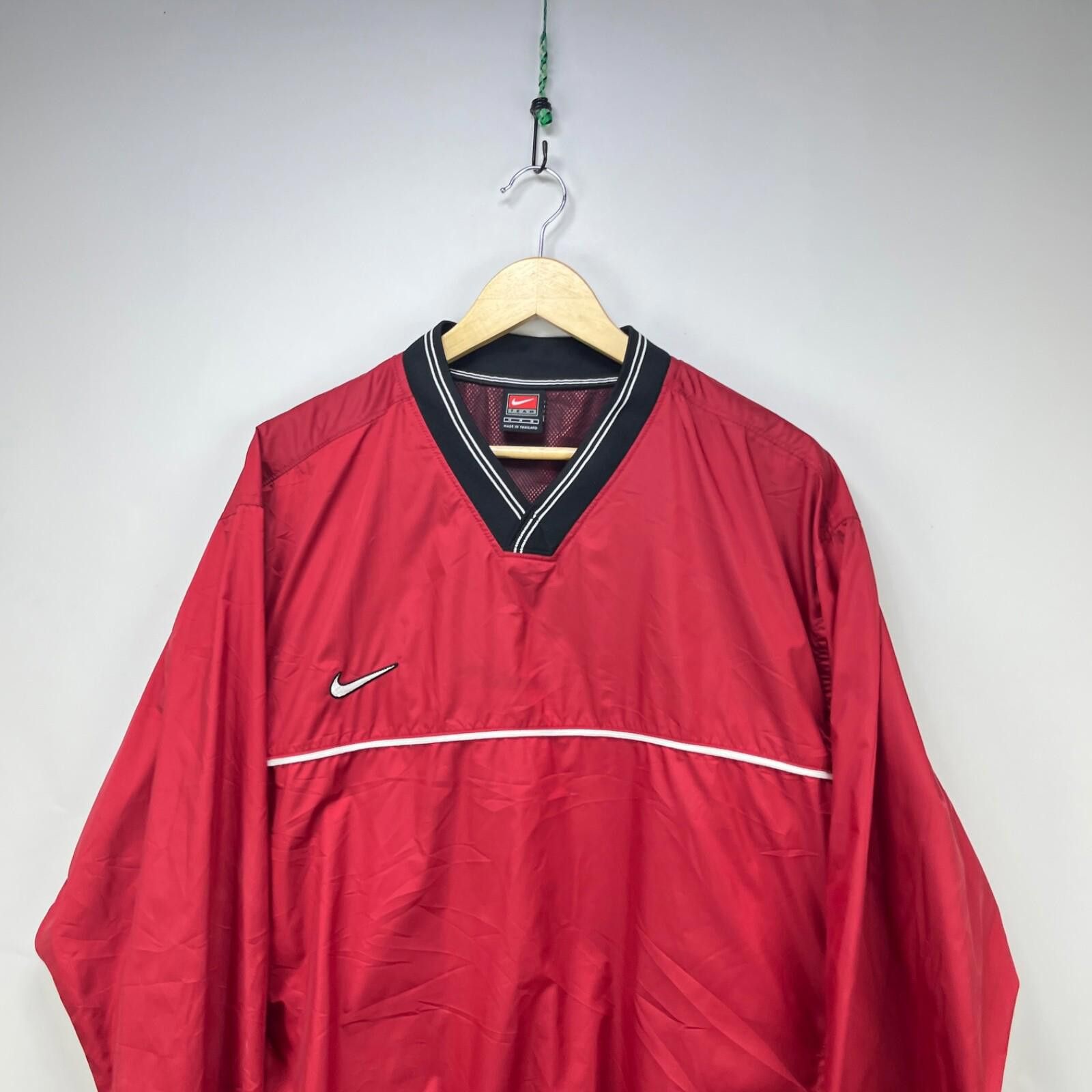 Nike Vintage 90s Nike Swoosh Pullover Windbreaker Jacket Medium Size US M / EU 48-50 / 2 - 2 Thumbnail