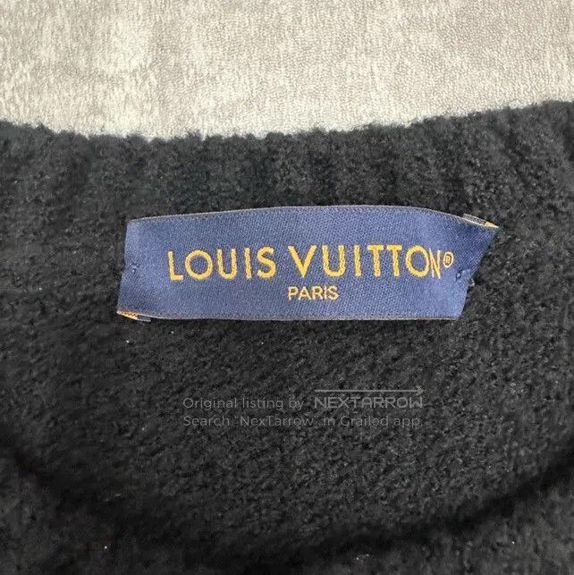 Louis Vuitton Louis Vuitton 2026 Black Logo Wool Cardigan. Size US XL / EU 56 / 4 - 4 Thumbnail