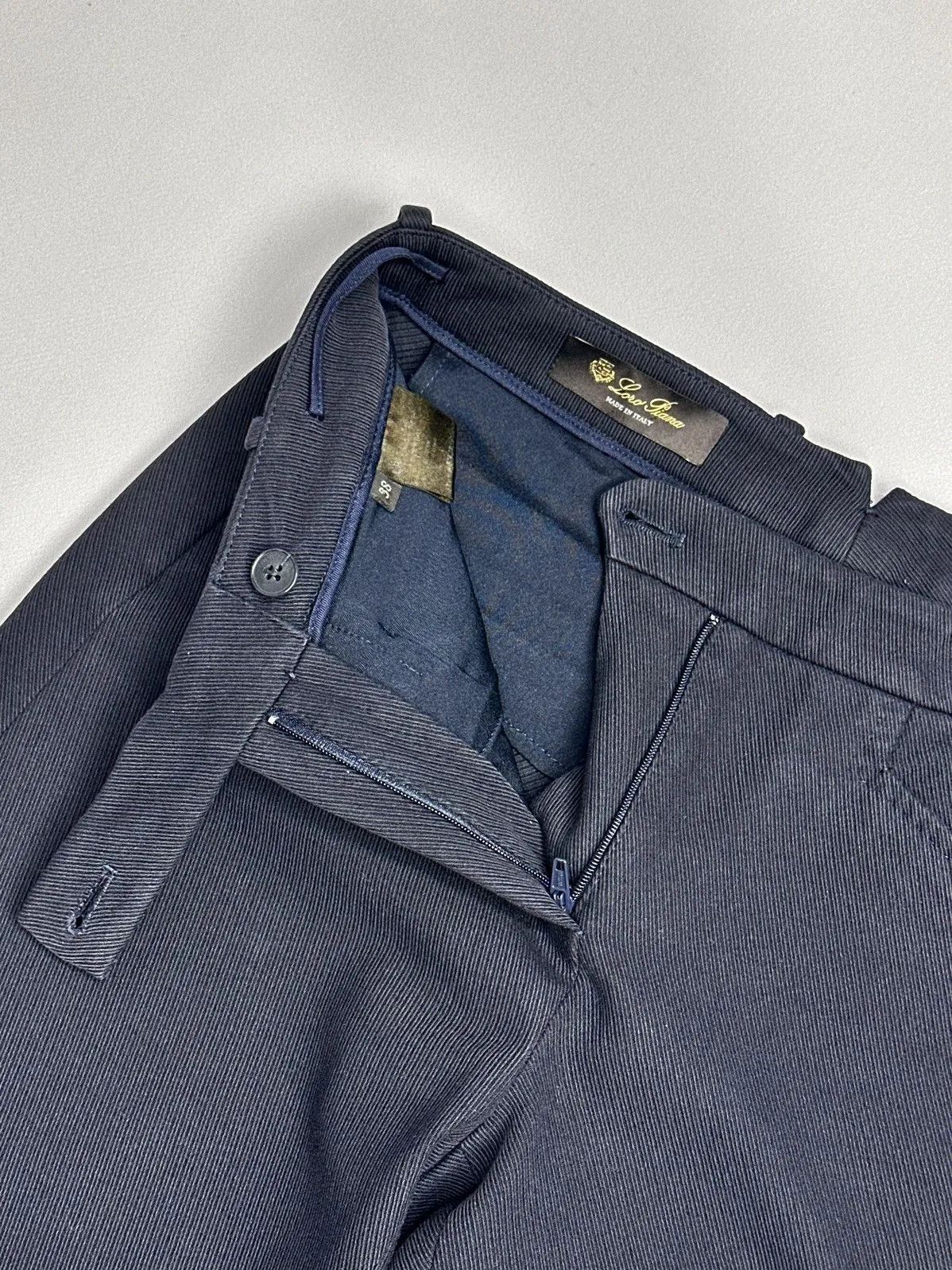 Raf Simons Vintage Loro Piana Casual Pants Denim Y2K luxury Italian Size 30" / US 8 / IT 44 - 9 Thumbnail