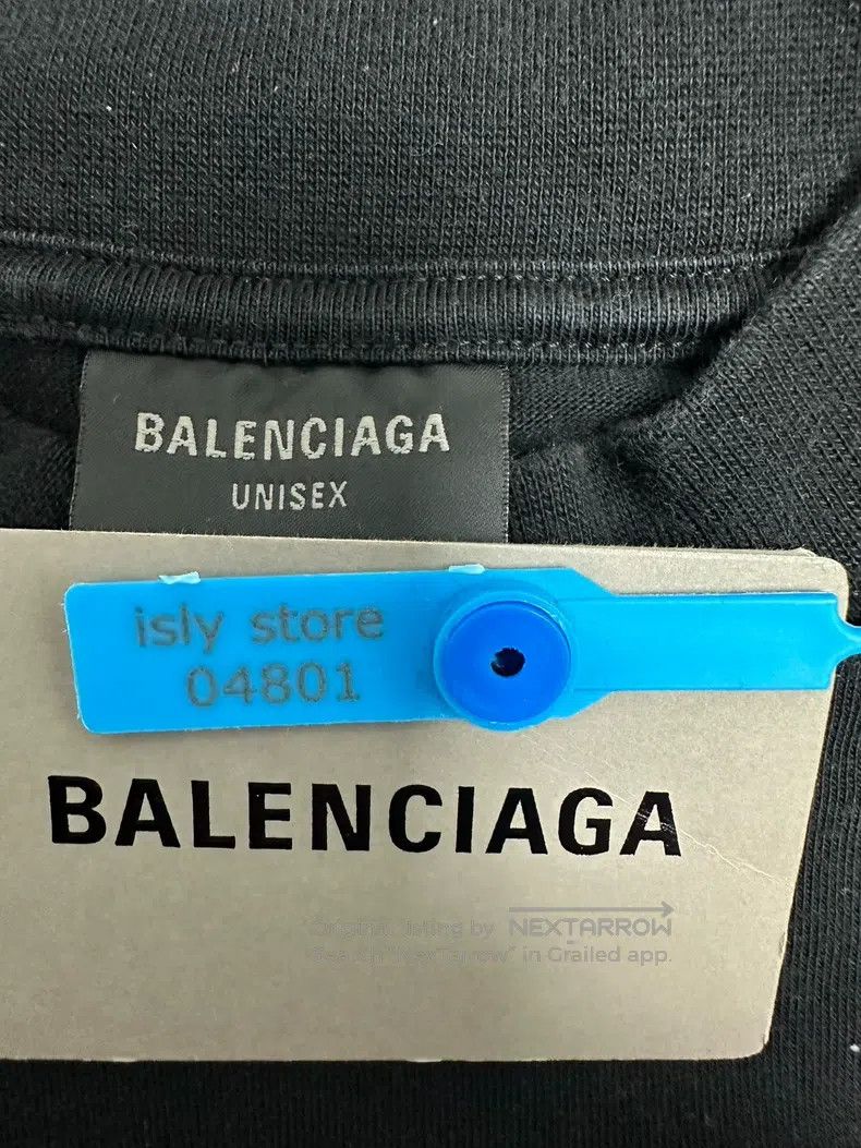 Balenciaga Balenciaga Letter Printed Short Sleeve Crewneck Size US M / EU 48-50 / 2 - 4 Thumbnail