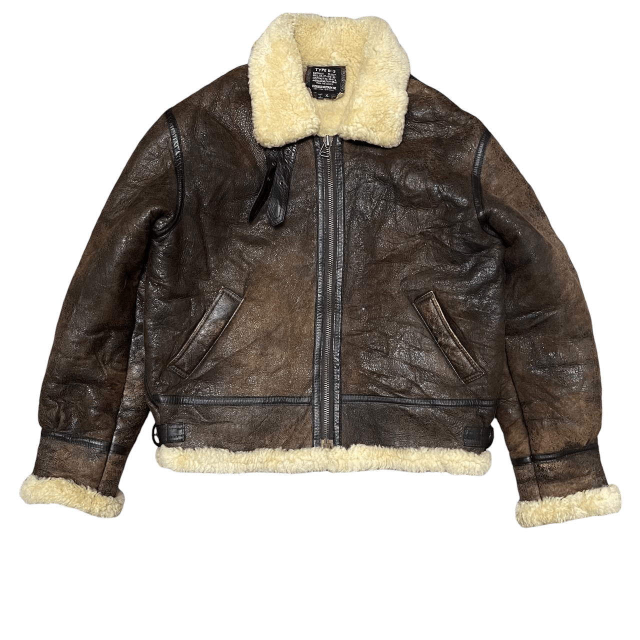 Fadeless Vintage B3 by Fedeless Military Sheepskin Leather