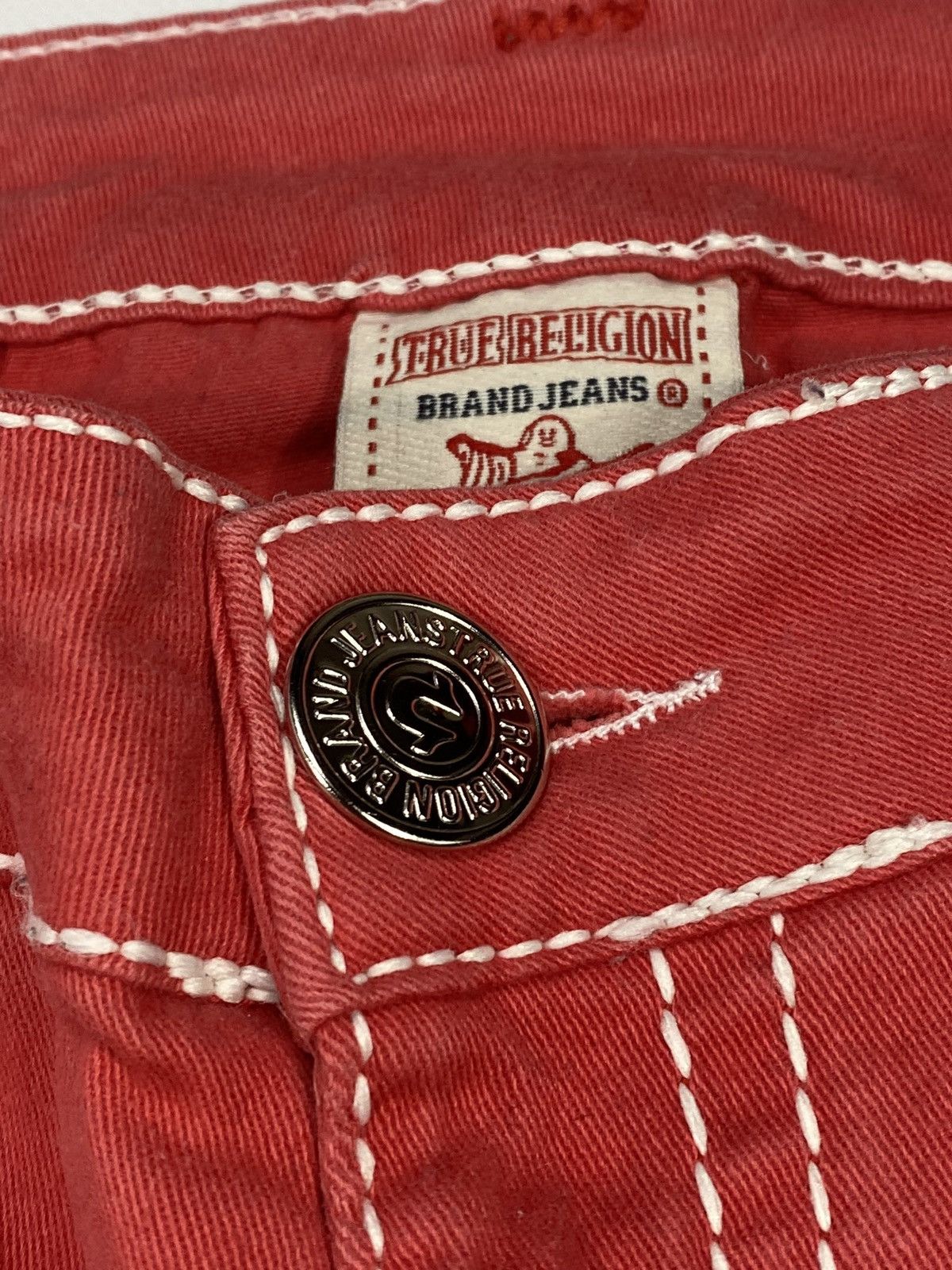 True Religion 🔥LASTDROP🔥 Y2K True Religion Geno Low Rise Coral Pink Pants Size 31" - 13 Thumbnail