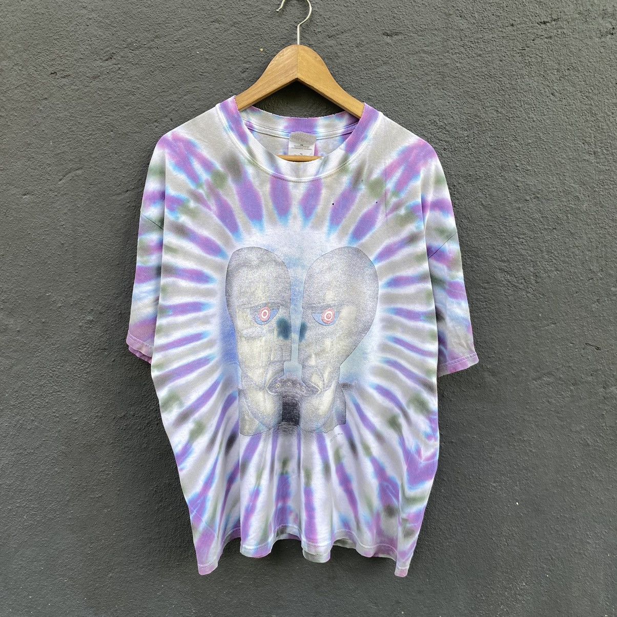 Band Tees Thrashed Vintage Pink Floyd Band Bleach Tie Dye ERD GRUNGE T Size US XL / EU 56 / 4 - 1 Thumbnail