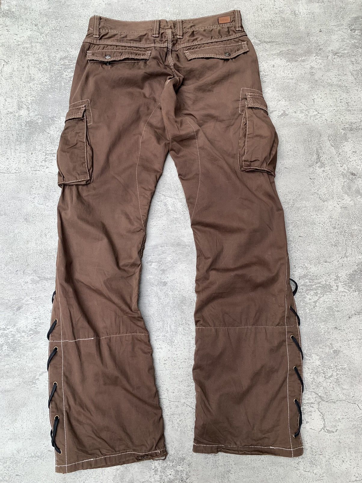 Japanese Brand NICOLE CLUB FOR MEN flare cargo pants Size US 30 / EU 46 - 5 Thumbnail