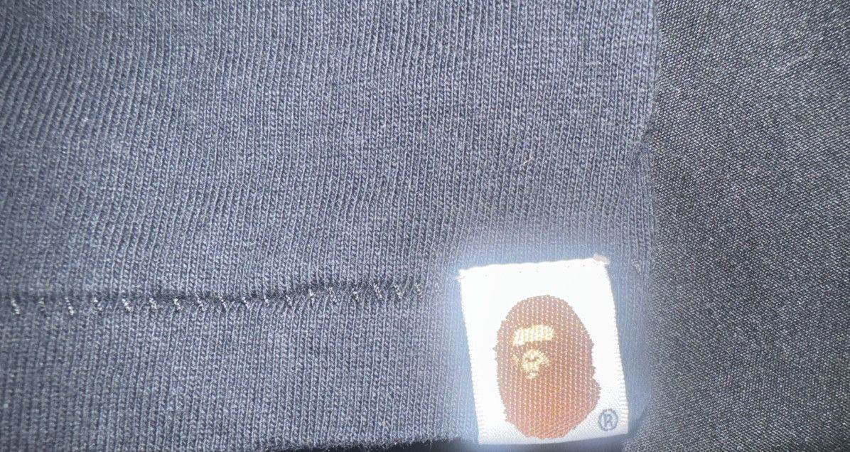 Bape A Bathing Ape BAPE Ape Head T-Shirt Black & Purple Size L Size US L / EU 52-54 / 3 - 6 Thumbnail