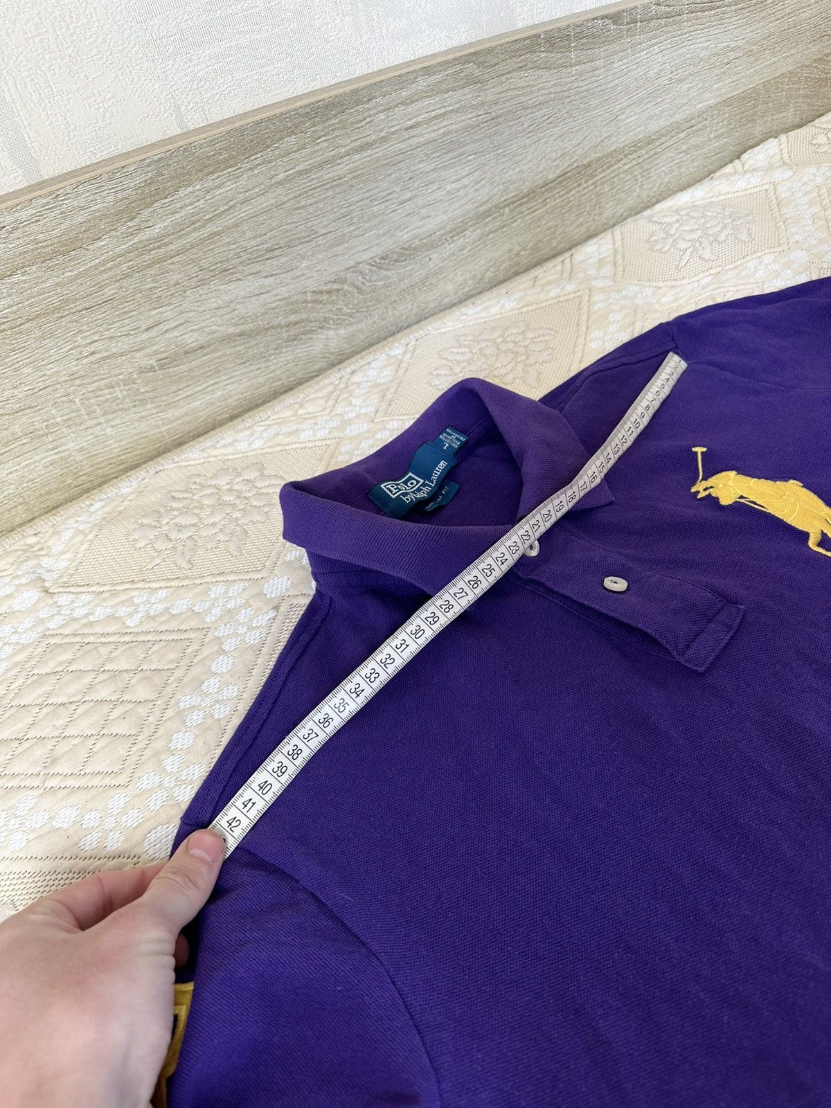 Polo Ralph Lauren 🔥 Ralph Lauren Vintage Big Pony Logo Polo T Shirt Club Size US L / EU 52-54 / 3 - 6 Thumbnail