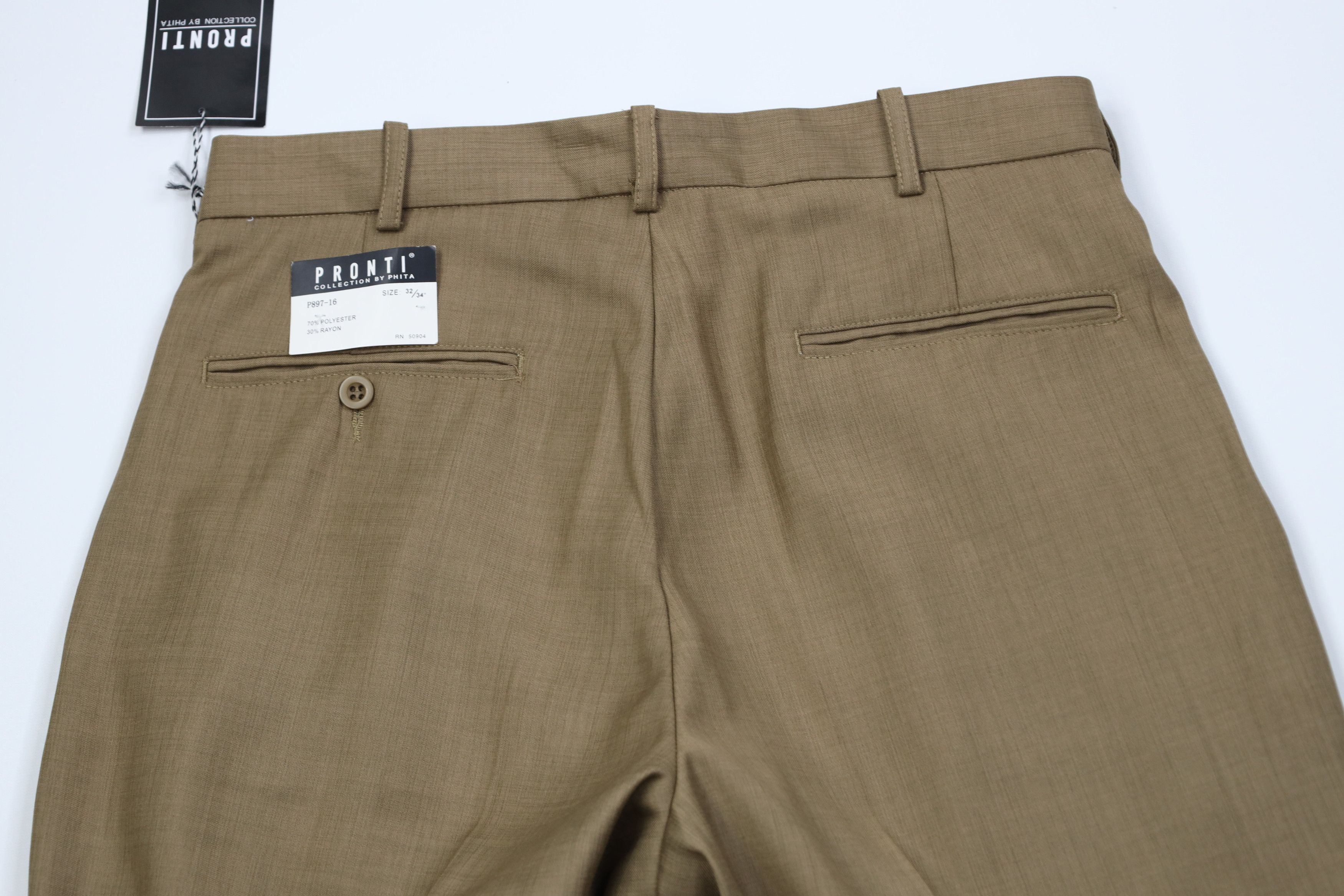 Vintage Deadstock Vintage 90s Streetwear Gabardine Wide Leg Pants Size US 32 / EU 48 - 10 Thumbnail