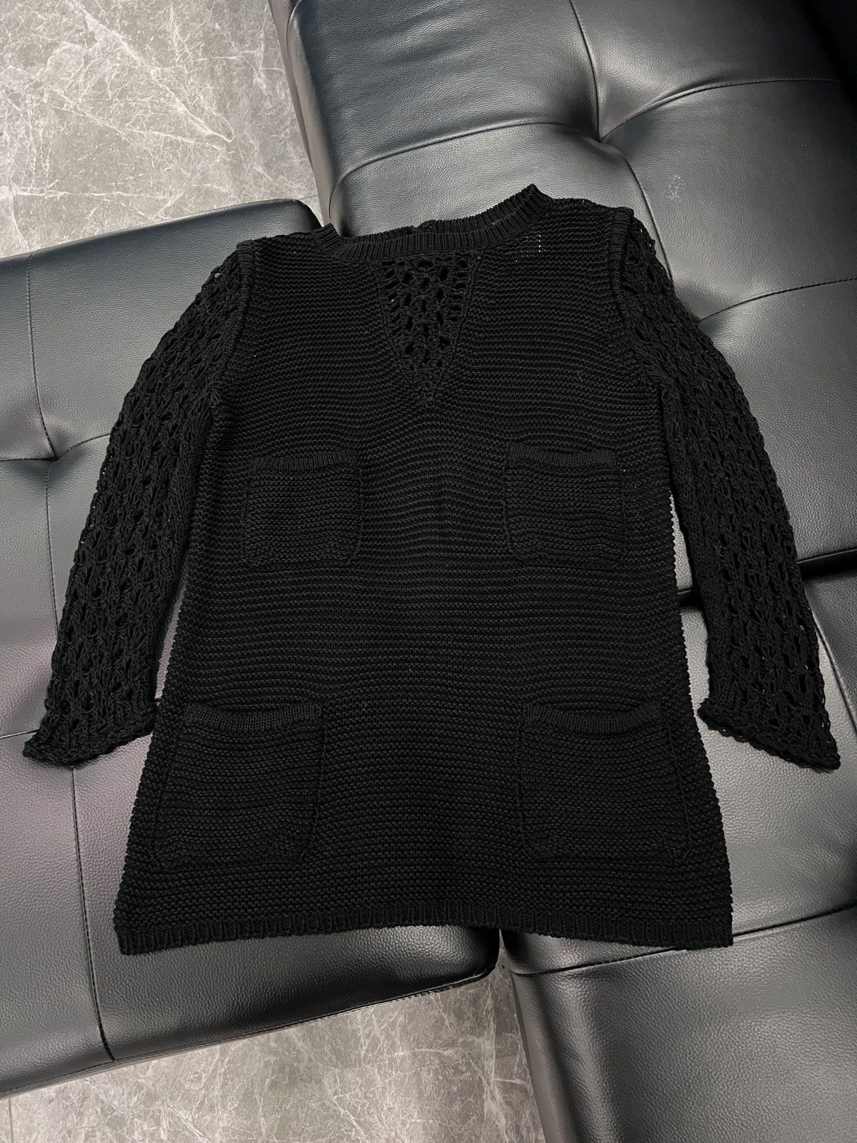 Chanel Chanel runway style, four-pocket openwork knit dress Size S / US 4 / IT 40 - 1 Thumbnail
