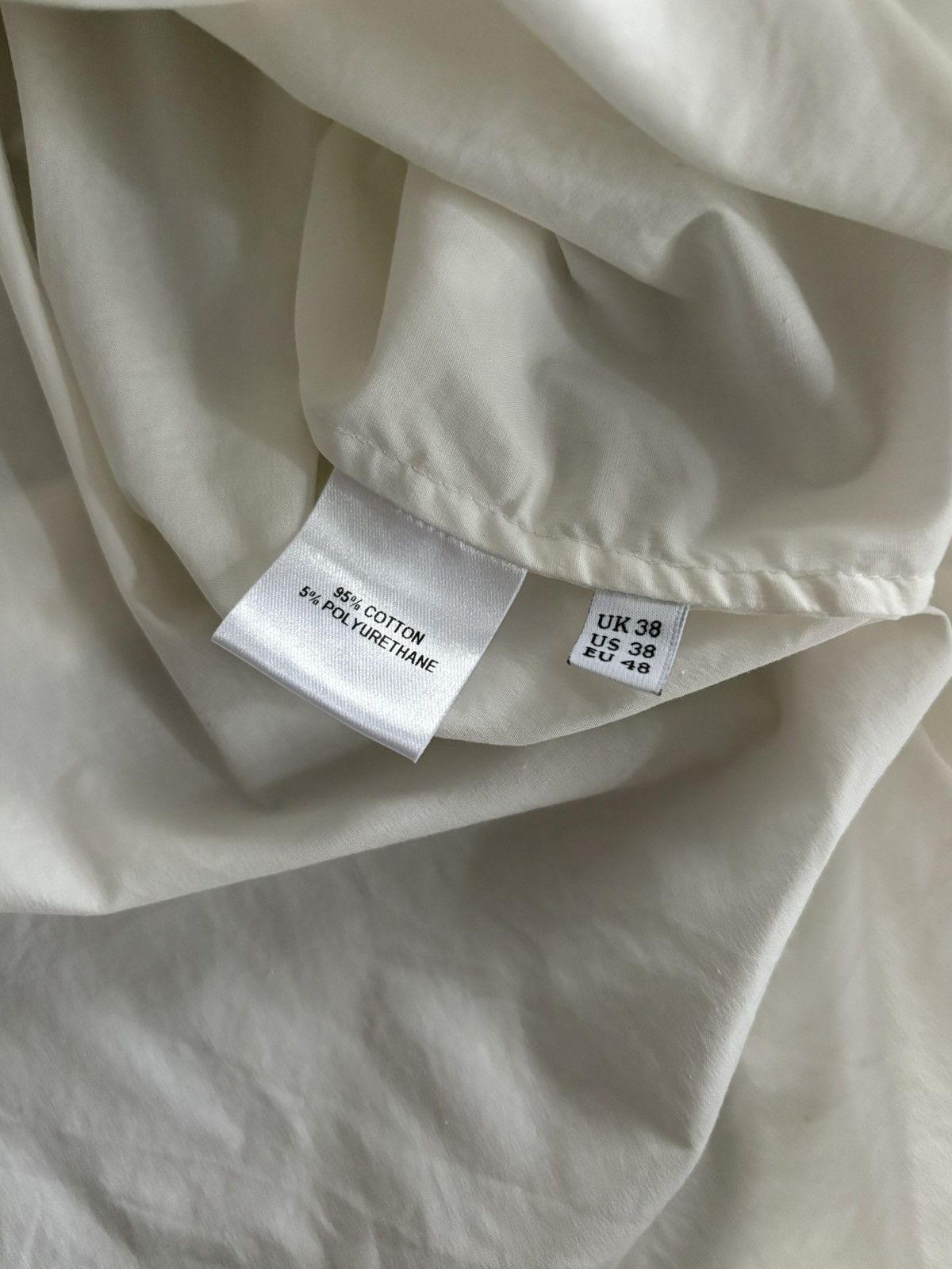 JW Anderson White D-Ring Detail Shirt Size US M / EU 48-50 / 2 - 6 Thumbnail