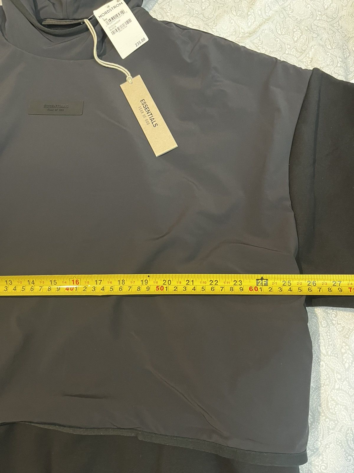 Fear of God Fear of God Essentials Black Pullover Nylon Hoodie L NWT Size US L / EU 52-54 / 3 - 21 Thumbnail