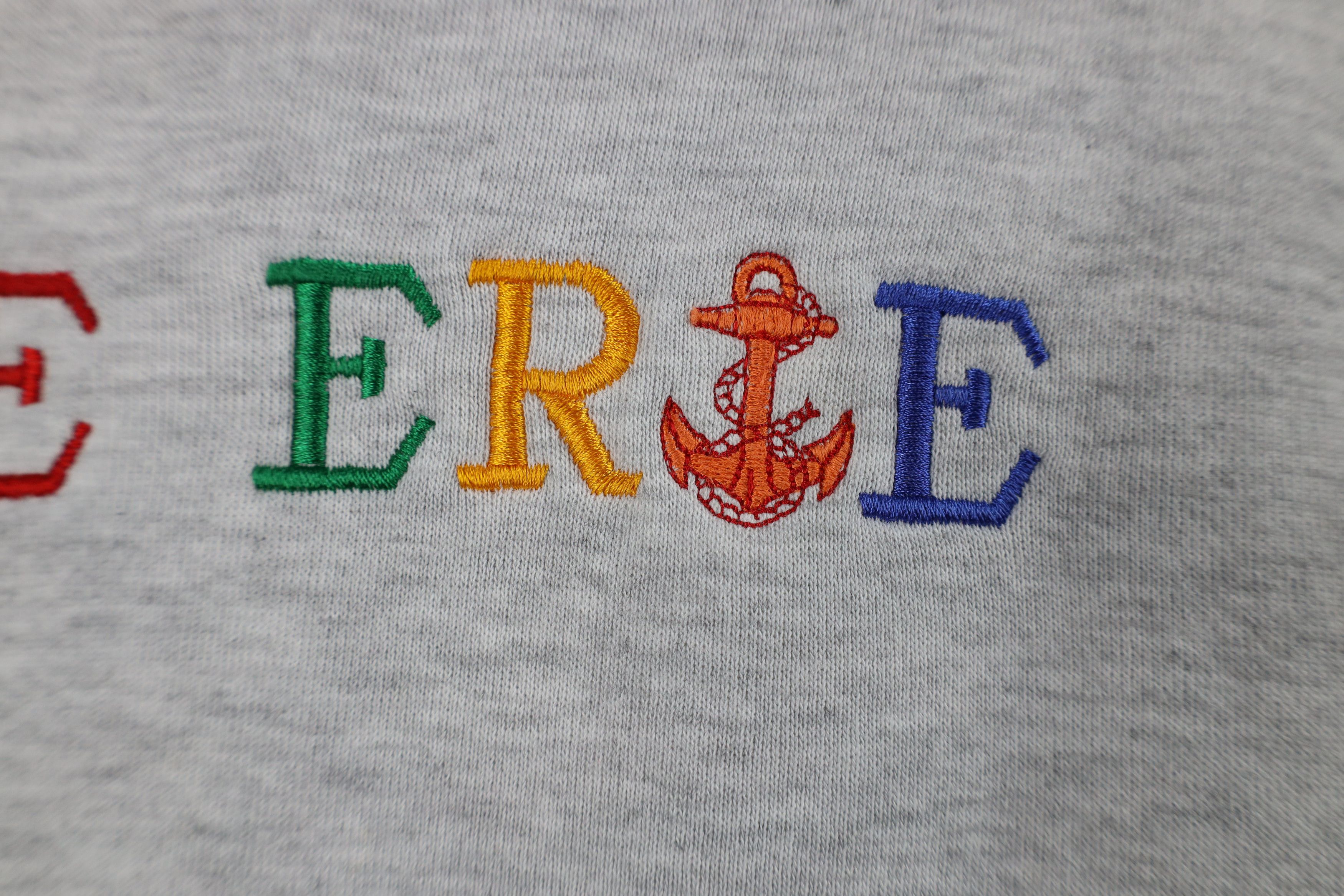 Vintage Vintage 90s Streetwear Lake Erie Boat Anchor Sweatshirt Size XL / US 12-14 / IT 48-50 - 5 Thumbnail