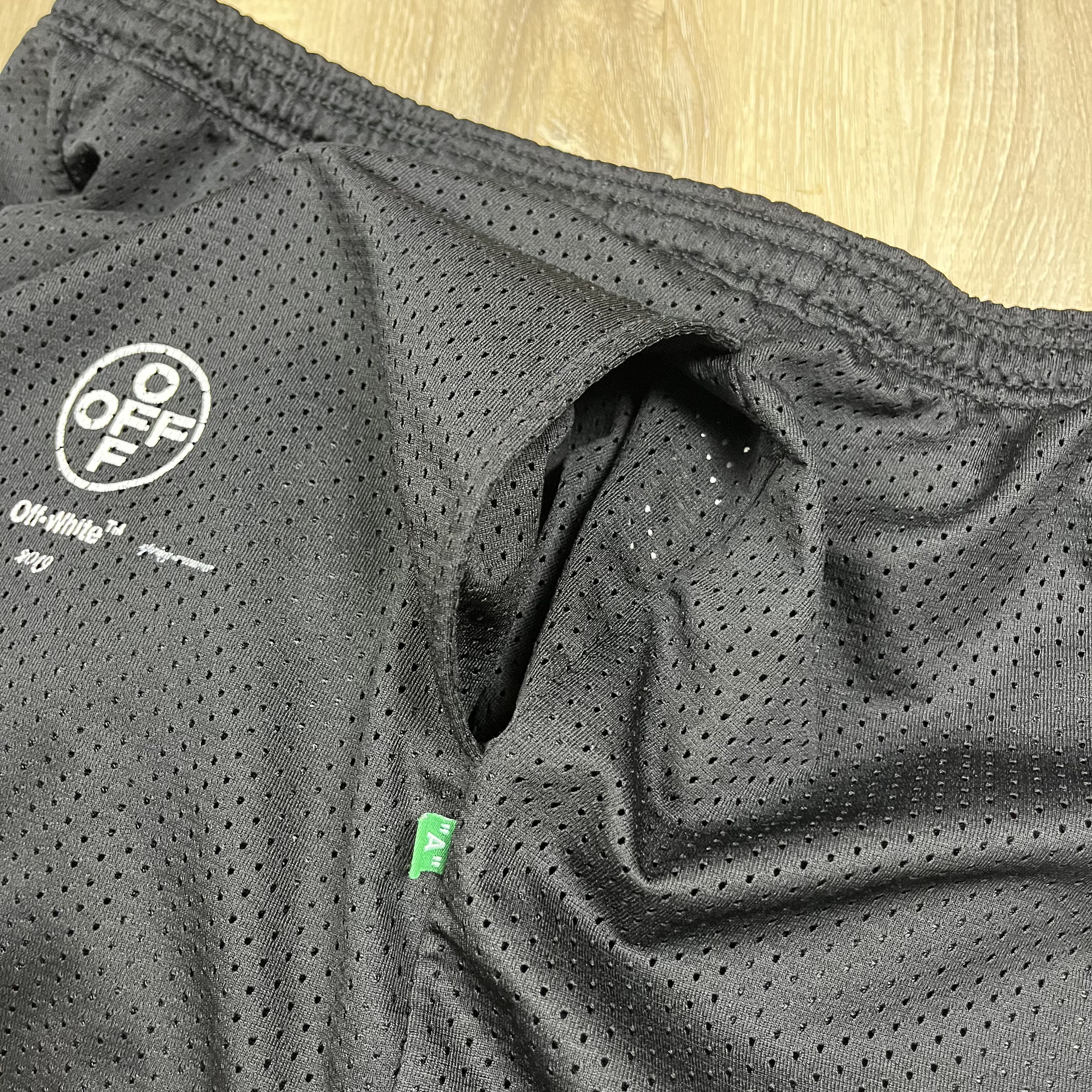 Off-White Off White Impressionism 99 Shorts Black Mesh XL Stencil Size US 32 / EU 48 - 8 Thumbnail