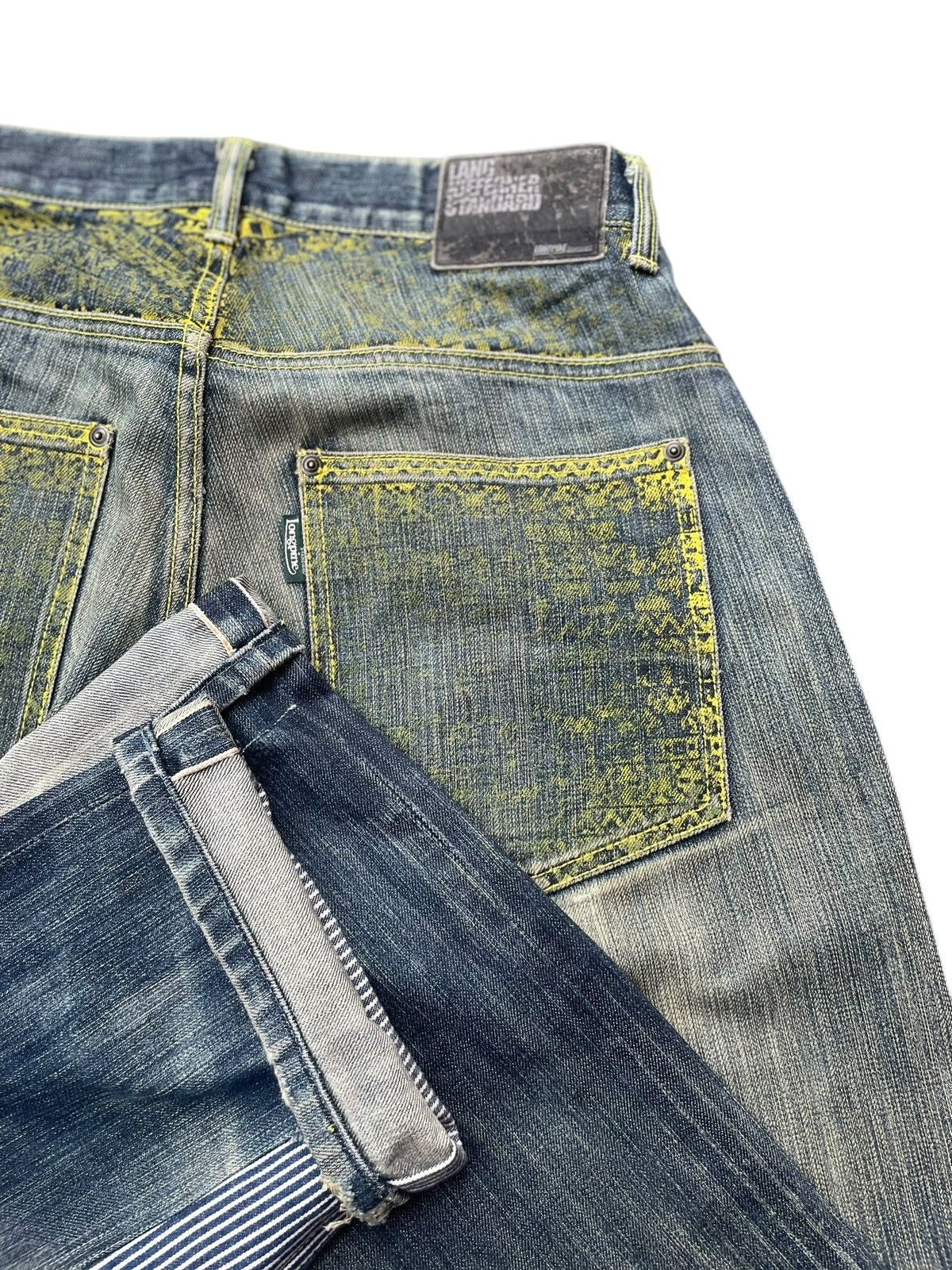 Japanese Brand Lane Kieferner Selvedge Distresed Denim Size US 32 / EU 48 - 16 Thumbnail