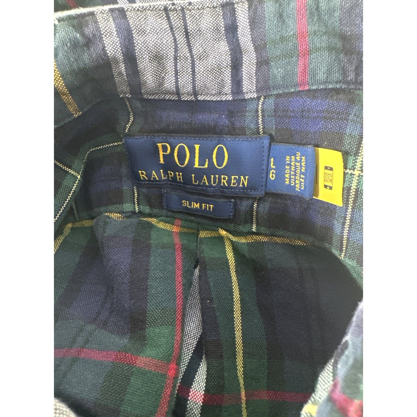 Polo Ralph Lauren Polo Ralph Lauren Button-Up Shirt Plaid Multicolor 46in Chest L Long Sleeve Classic Fit Men's Size Regular Size US L / EU 52-54 / 3 - 5 Thumbnail
