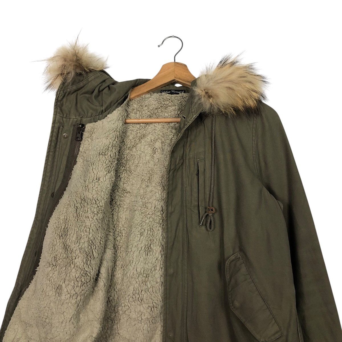 Japanese Brand 📌Vintage Parka Jacket Urban Research Mink Fur Hoodie Size US M / EU 48-50 / 2 - 14 Thumbnail