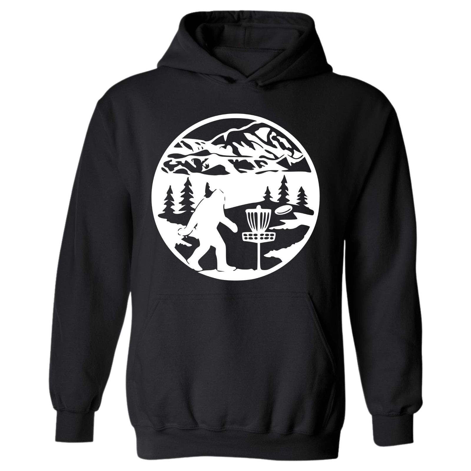 Gildan Disc Golf Hoodie SASQUATCH MOUNTAINS Discgolfer Sweatshirt Size US XL / EU 56 / 4 - 3 Thumbnail