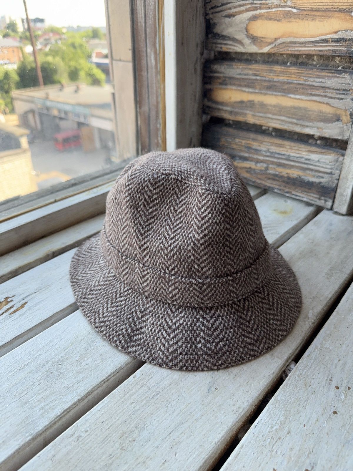 Kangol Kangol Heritage Wool Herringbone Trilby Hat – Size L Size ONE SIZE - 1 Thumbnail