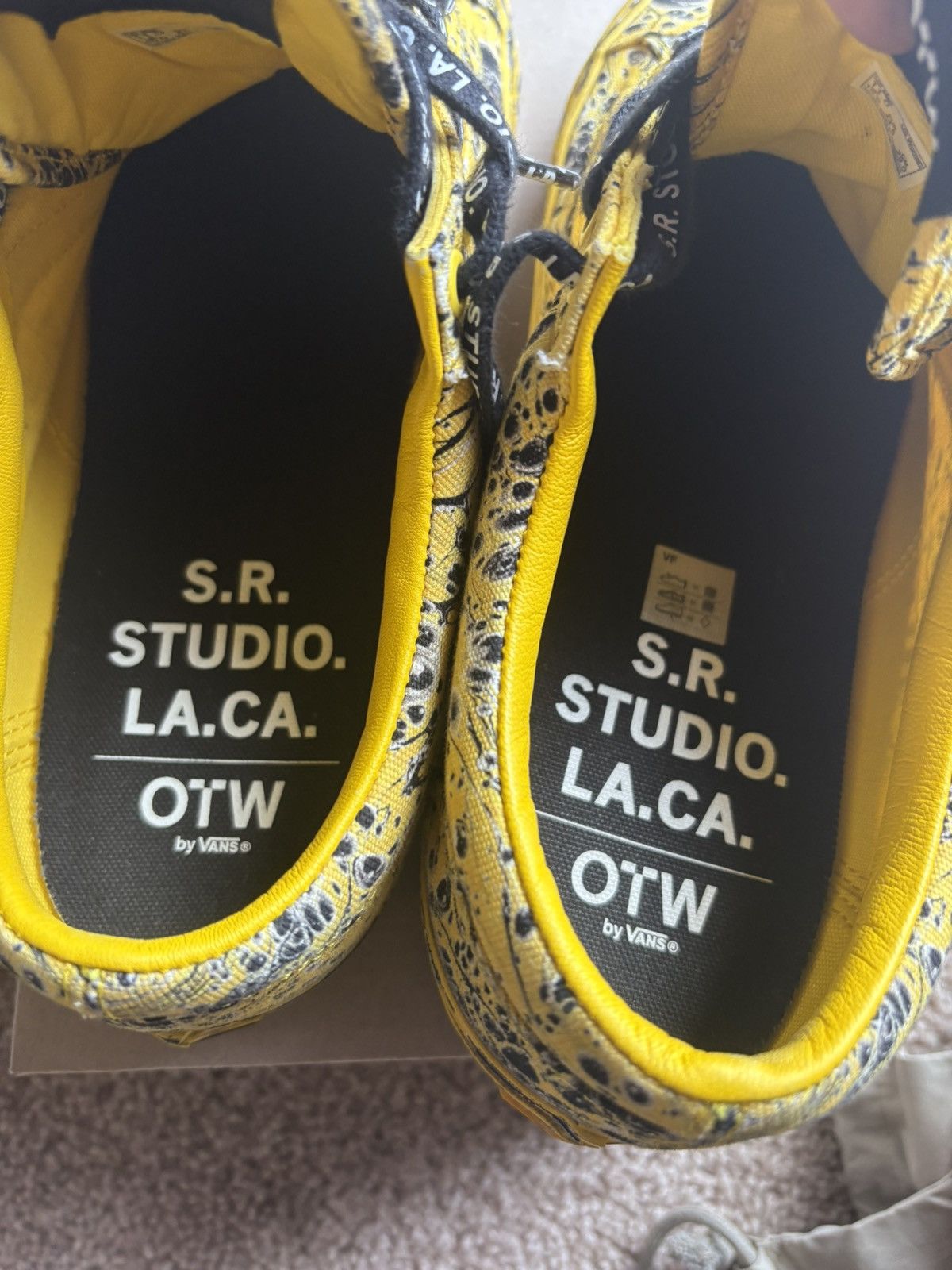 Sterling Ruby Sterling Ruby S.R. Studio Soto yellow vans Size US 11 / EU 44 - 5 Thumbnail