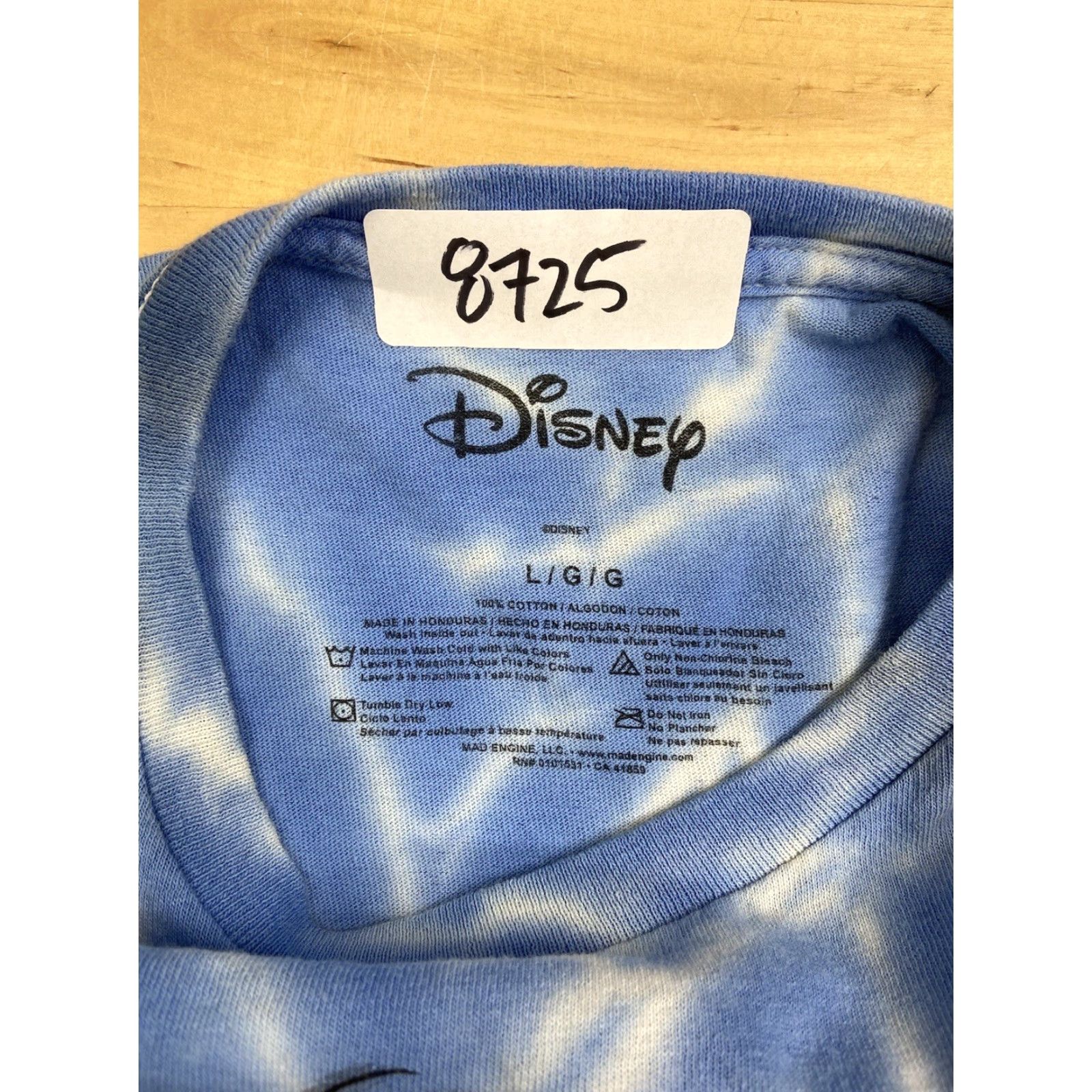 Disney **Disney Goofy T-Shirt Mens Blue Tie Dye L Casual Crew Neck** User: **Disney Goofy T-Shirt Mens Blue Tie Dye L Casual Crew Neck** Size US L / EU 52-54 / 3 - 4 Thumbnail