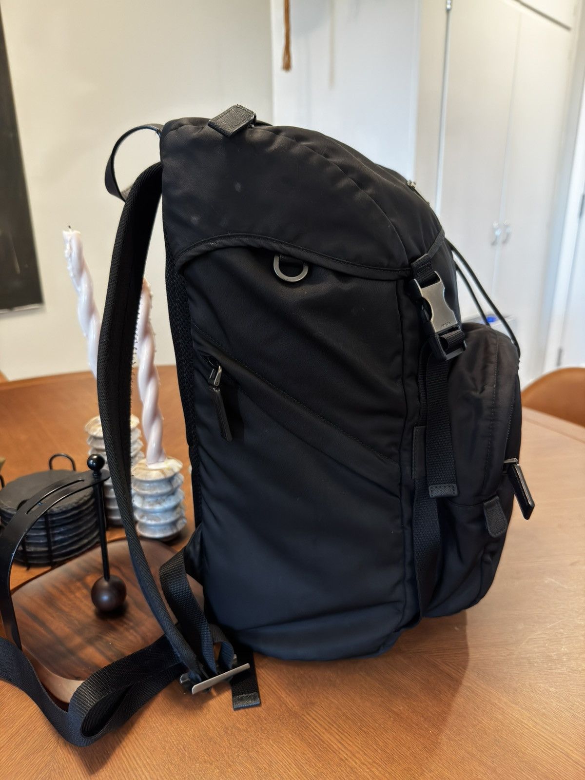 Prada Prada Re-Nylon Backpack – Black Size ONE SIZE - 2 Thumbnail