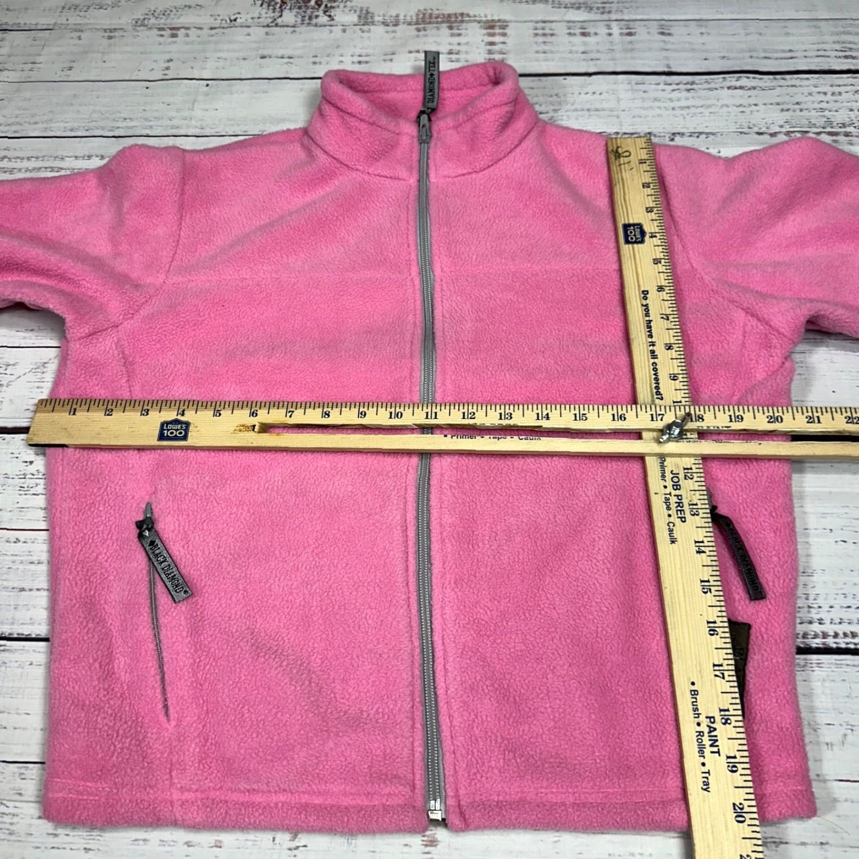 Black Diamond Black Diamond Womens Front Zip Fleece Jacket Sz M Pink Pockets Long Sleeve USA Size M / US 6-8 / IT 42-44 - 2 Thumbnail